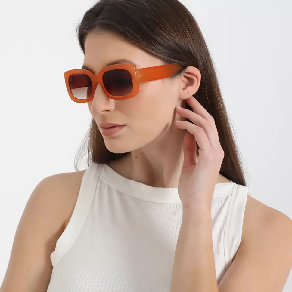 Gafas de Sol Folli Follie Mujer - Diseño Rectangular con Lentes Mate Antirreflejos