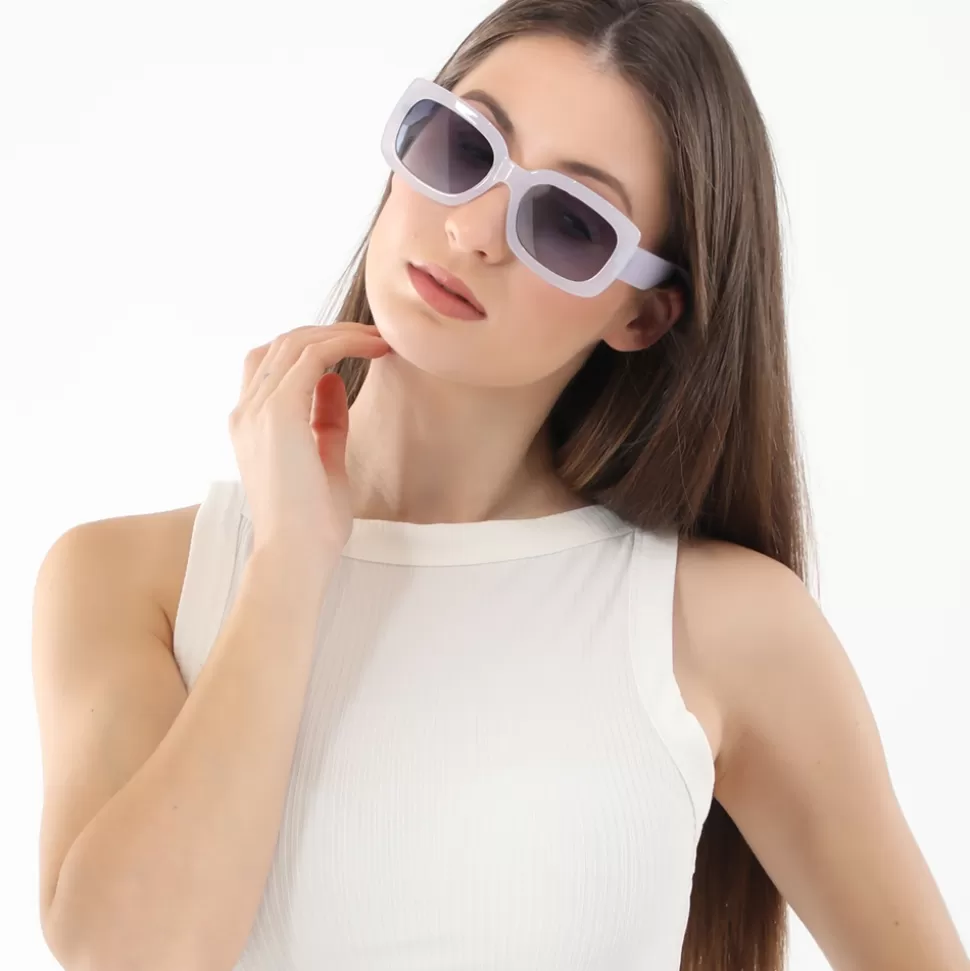 Gafas de Sol Folli Follie - Diseño Rectangular con Acabado Mate para Mujer, Estilo Moderno y Urbano