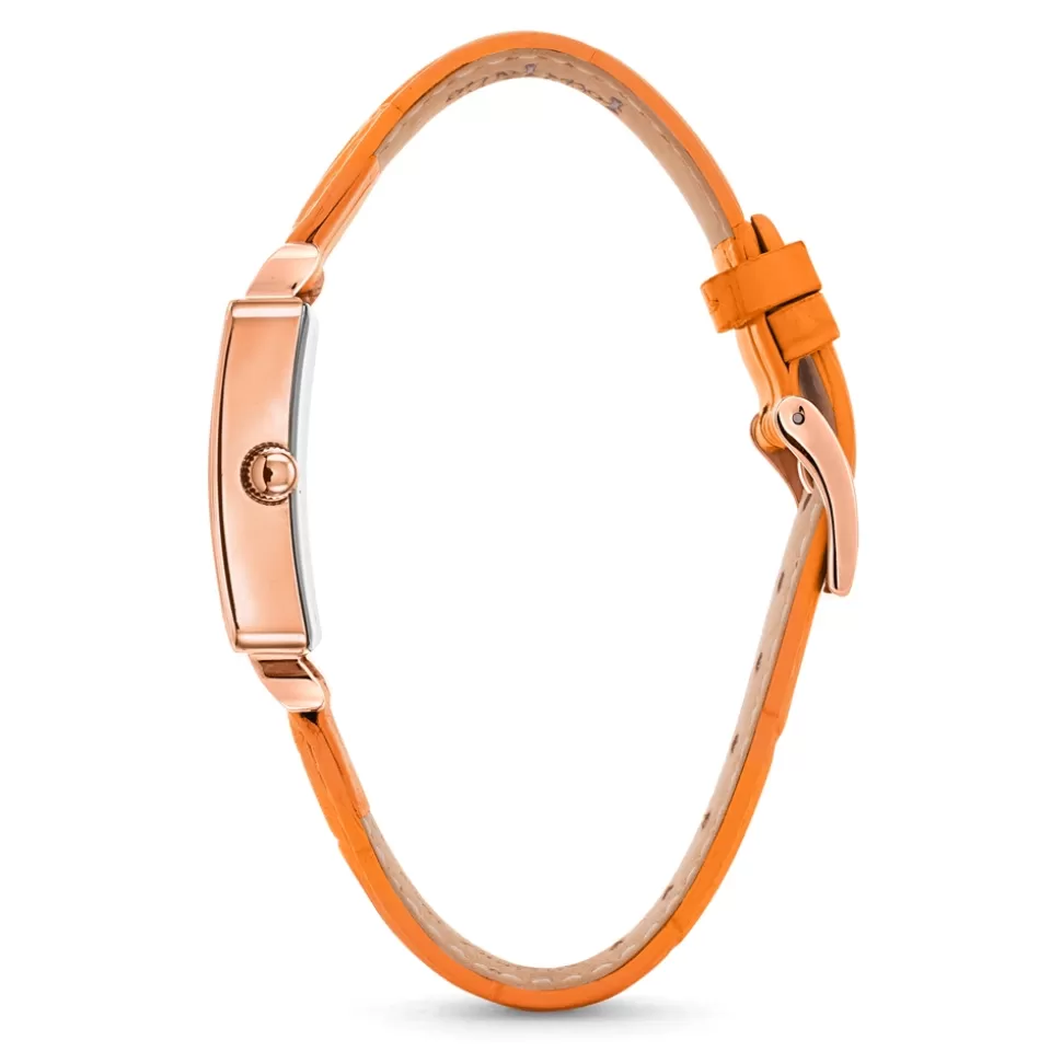 Reloj Folli Follie para Mujer - Correa de Cuero Vintage con Caja Compacta y Detalles Retro