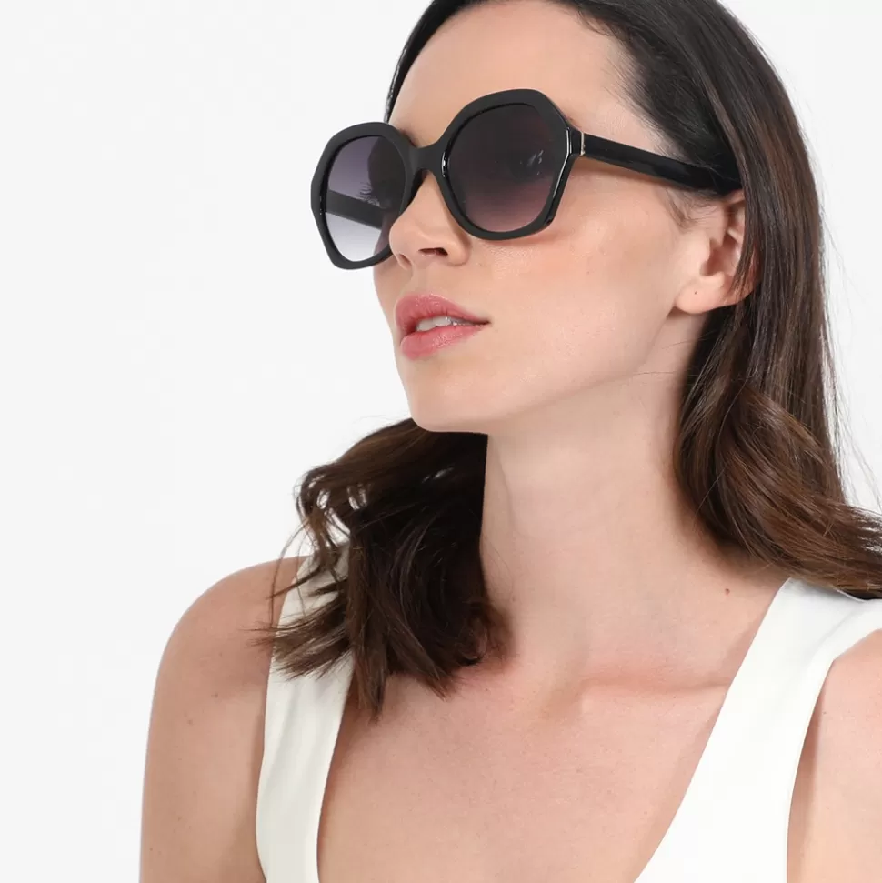Gafas de Sol Folli Follie para Mujer - Diseño Poligonal Redondeado con Estilo Único