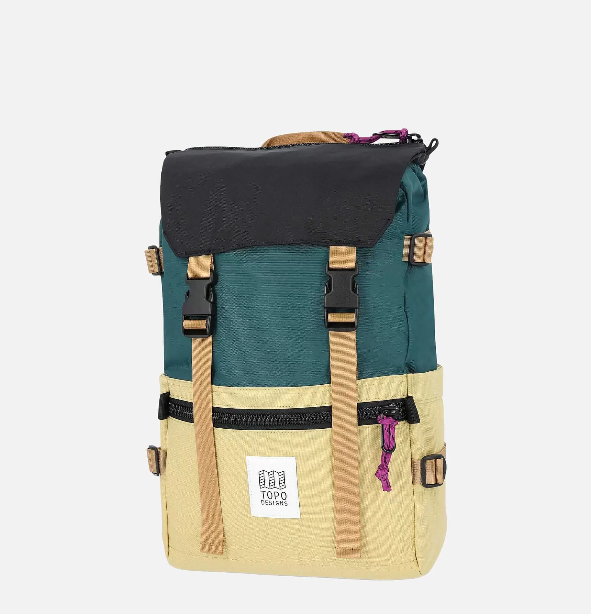 Mochila Rover Eco: Diseño en Cáñamo con Estampado Botánico - TOPO