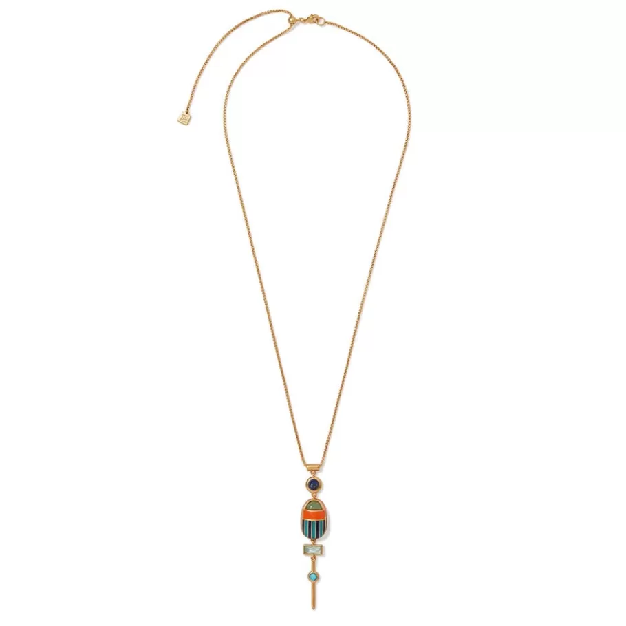 The Met Store Necklaces*Royal Scarab Lariat Necklace