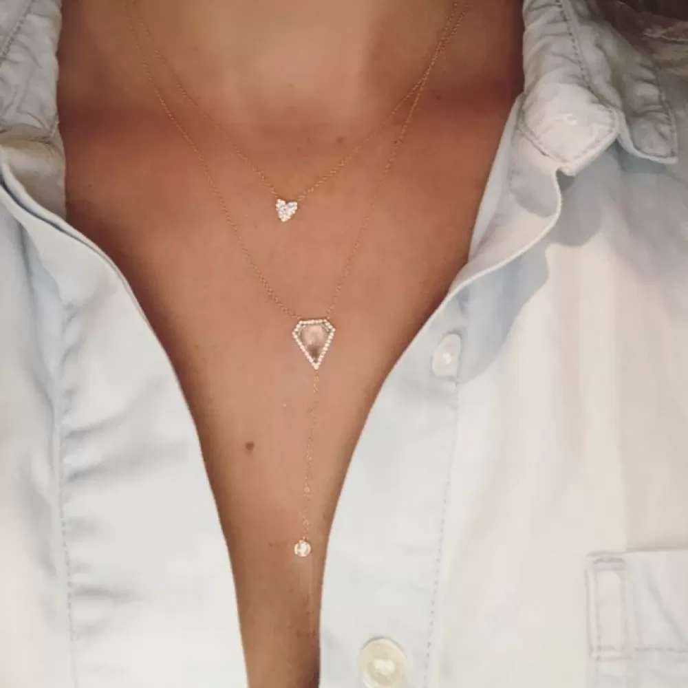 Kate Alexandra: Collar Corazón de Rubí para Regalos Elegantes - Detalle Romántico en Plata y Piedras Preciosas | Joyas de Colección