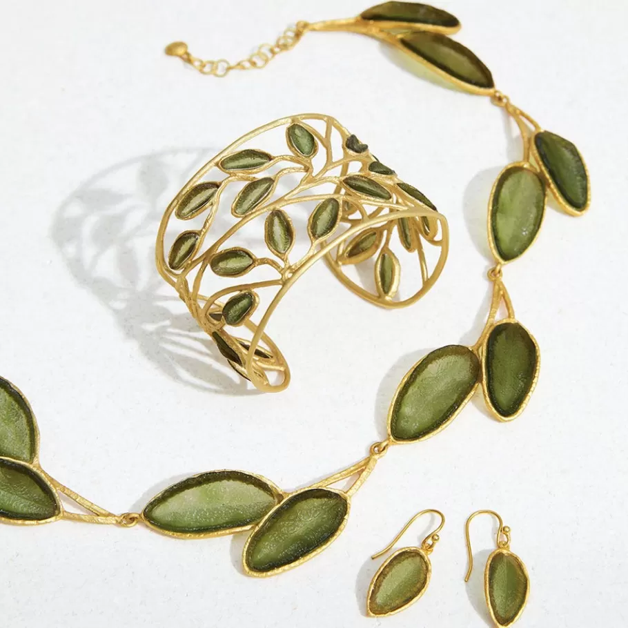 The Met Store Bracelets*Sage Leaf Cuff