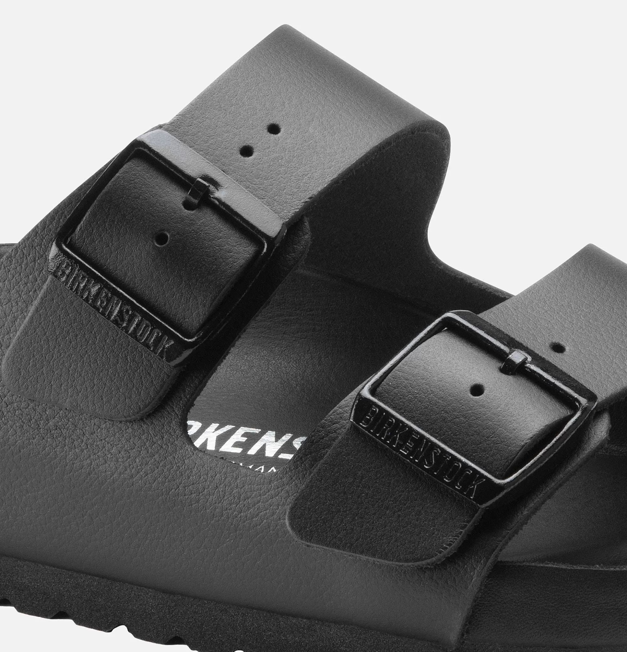 Sandalias Arizona Birkenstock - Diseño Estrecho en Negro Unisex, Ajuste Perfecto para Hombre