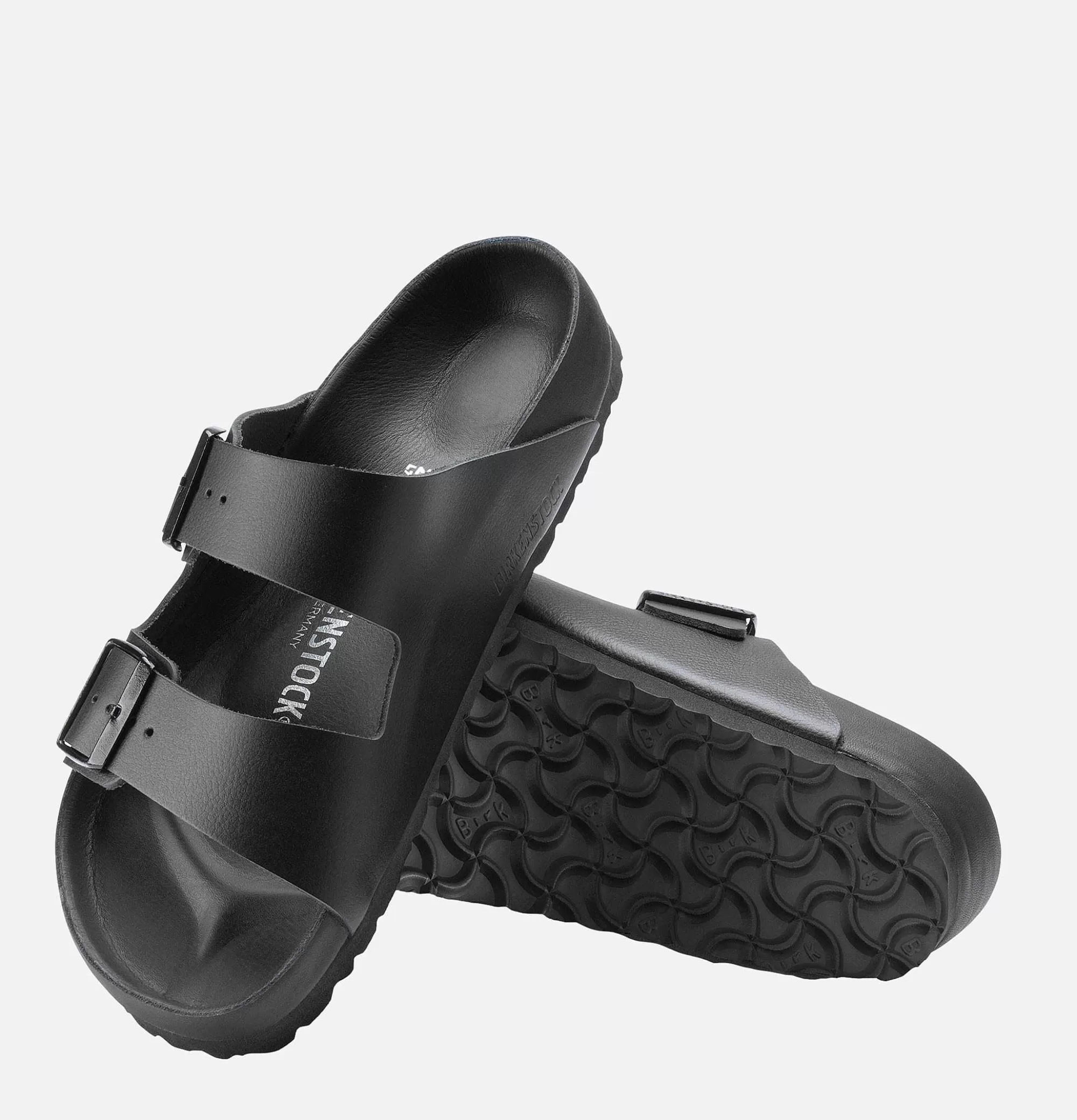 Sandalias Arizona Birkenstock - Diseño Estrecho en Negro Unisex, Ajuste Perfecto para Hombre
