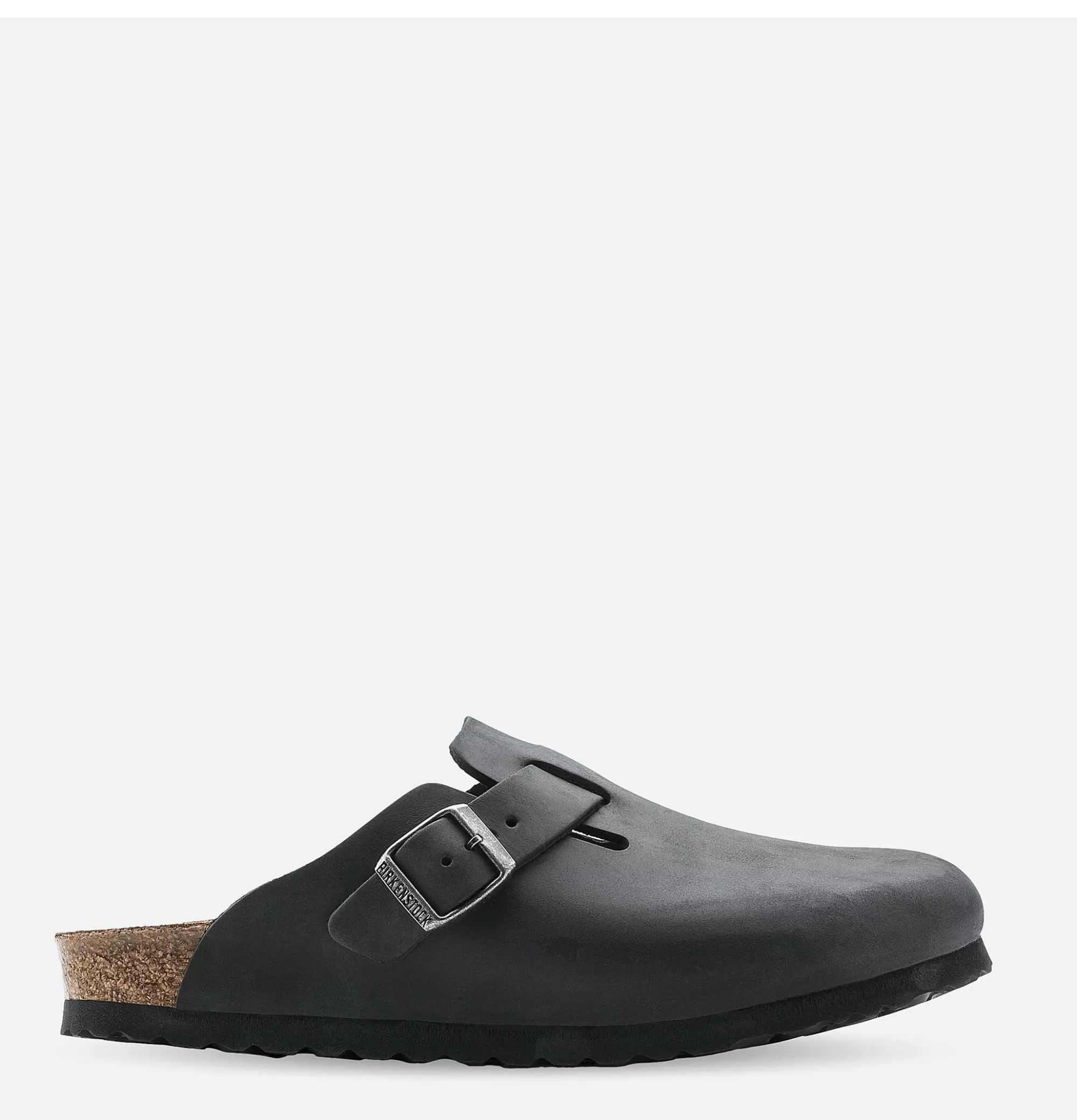 Sandalias Boston para Hombre - Diseño Estrecho en Negro Encerado Birkenstock® | Calzado Premium con Soporte Anatómico y Estilo Urbano