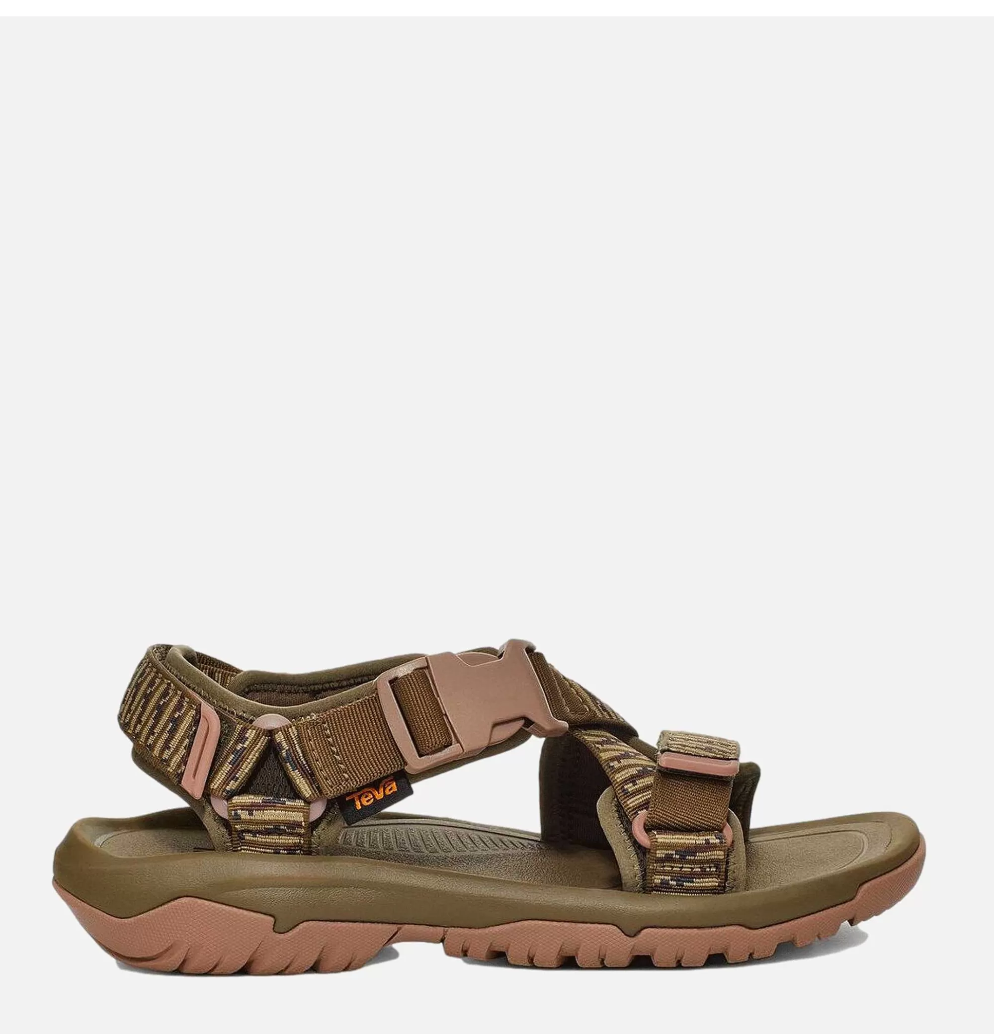 TEVA Sandalias Hurricane V Verde - Calzado Deportivo para Hombre con Soporte en Senderismo y Aventura al Aire Libre