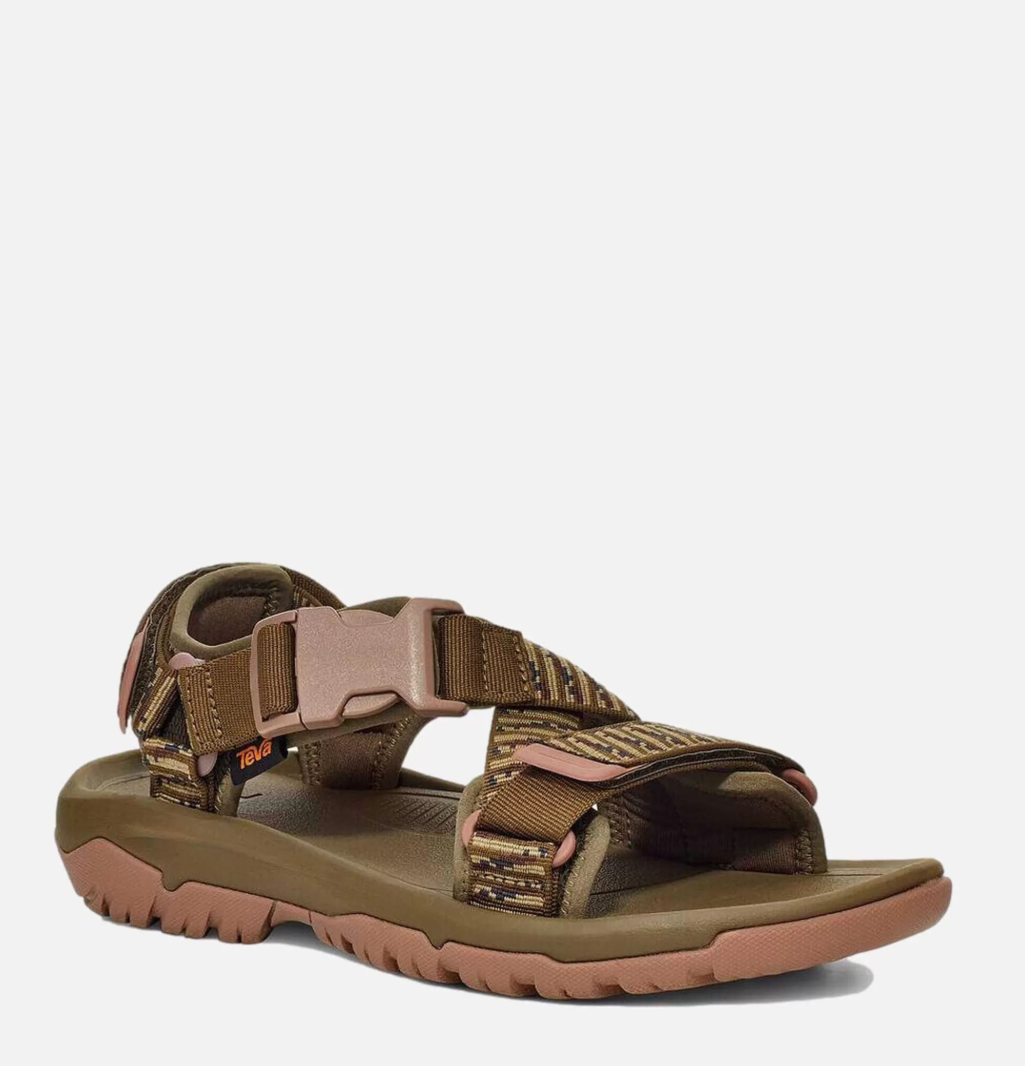 TEVA Sandalias Hurricane V Verde - Calzado Deportivo para Hombre con Soporte en Senderismo y Aventura al Aire Libre