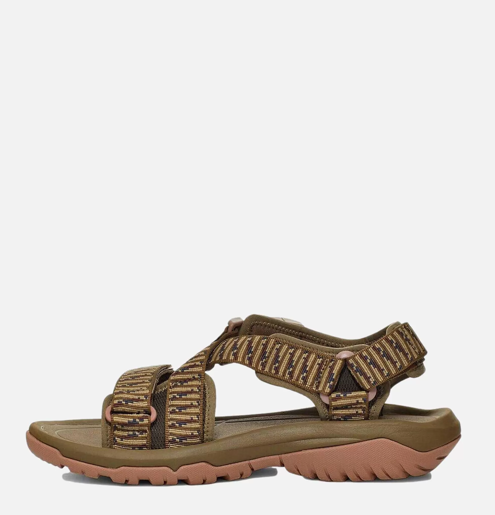 TEVA Sandalias Hurricane V Verde - Calzado Deportivo para Hombre con Soporte en Senderismo y Aventura al Aire Libre