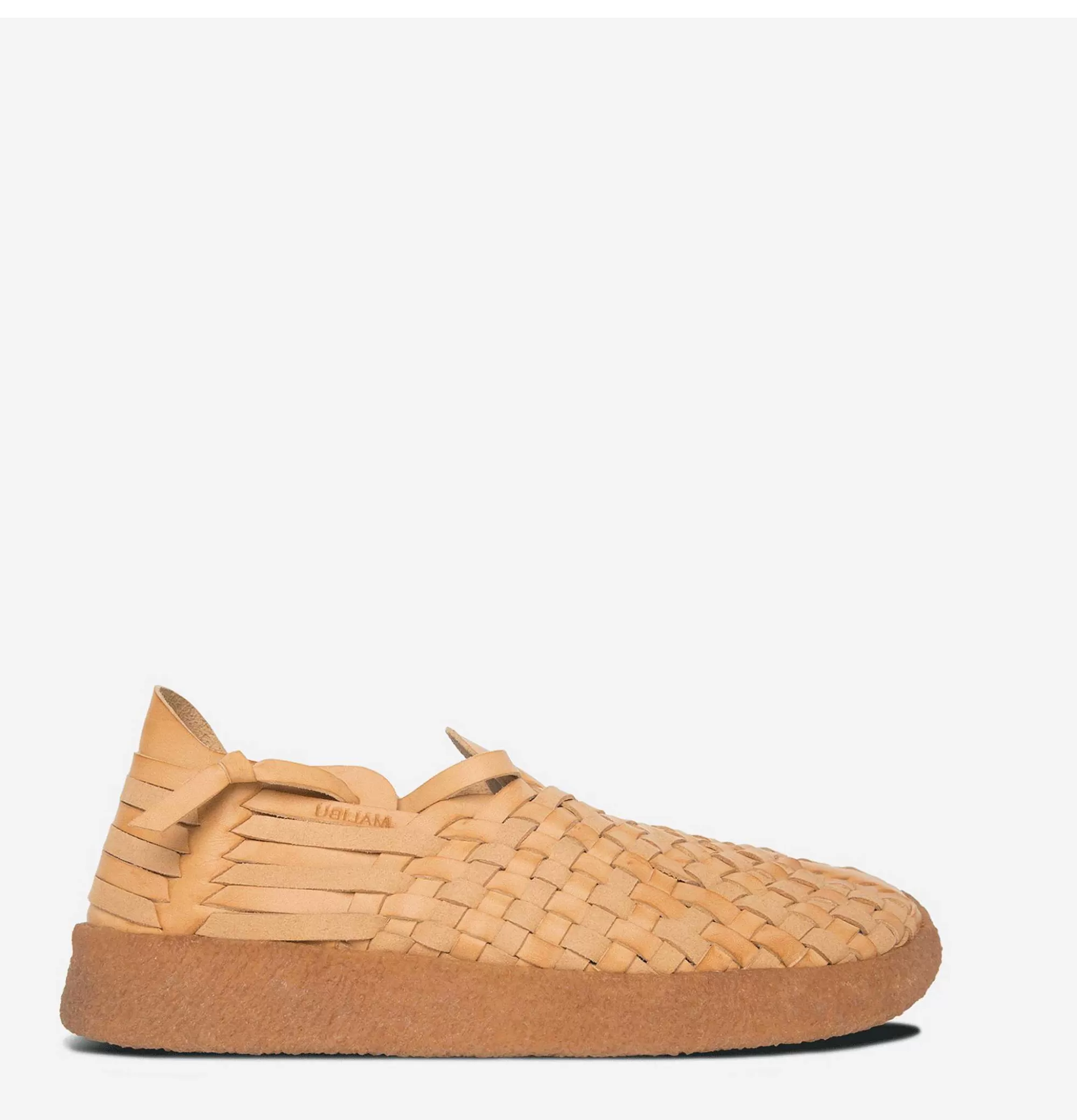 Sandalia Malibu para Hombre en Cuero Latigo Color Arena - Calzado Casual Veraniego