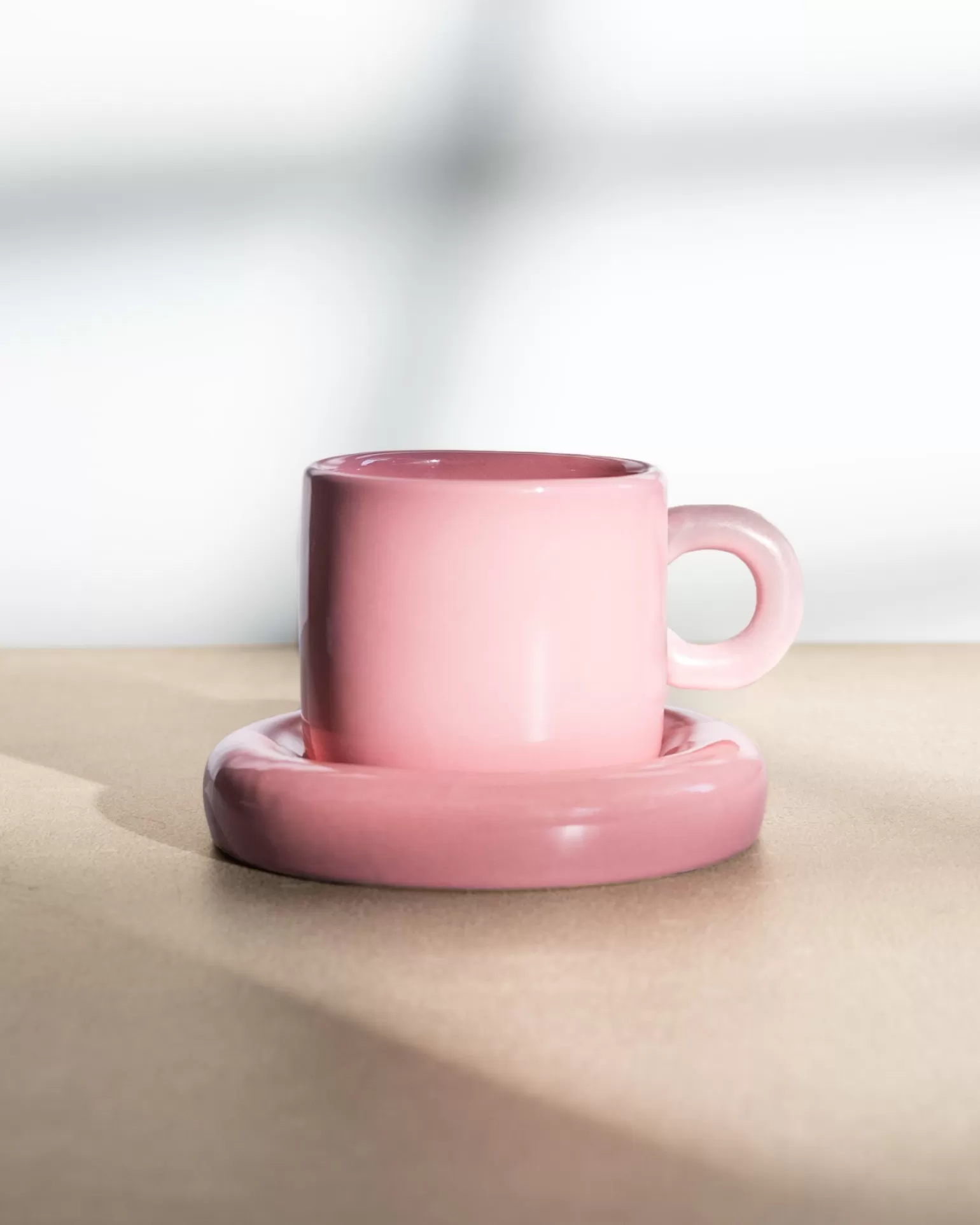 Motel Económico a Miio Seia - Taza Pequeña en Rosa Pastel

（：，，，，）