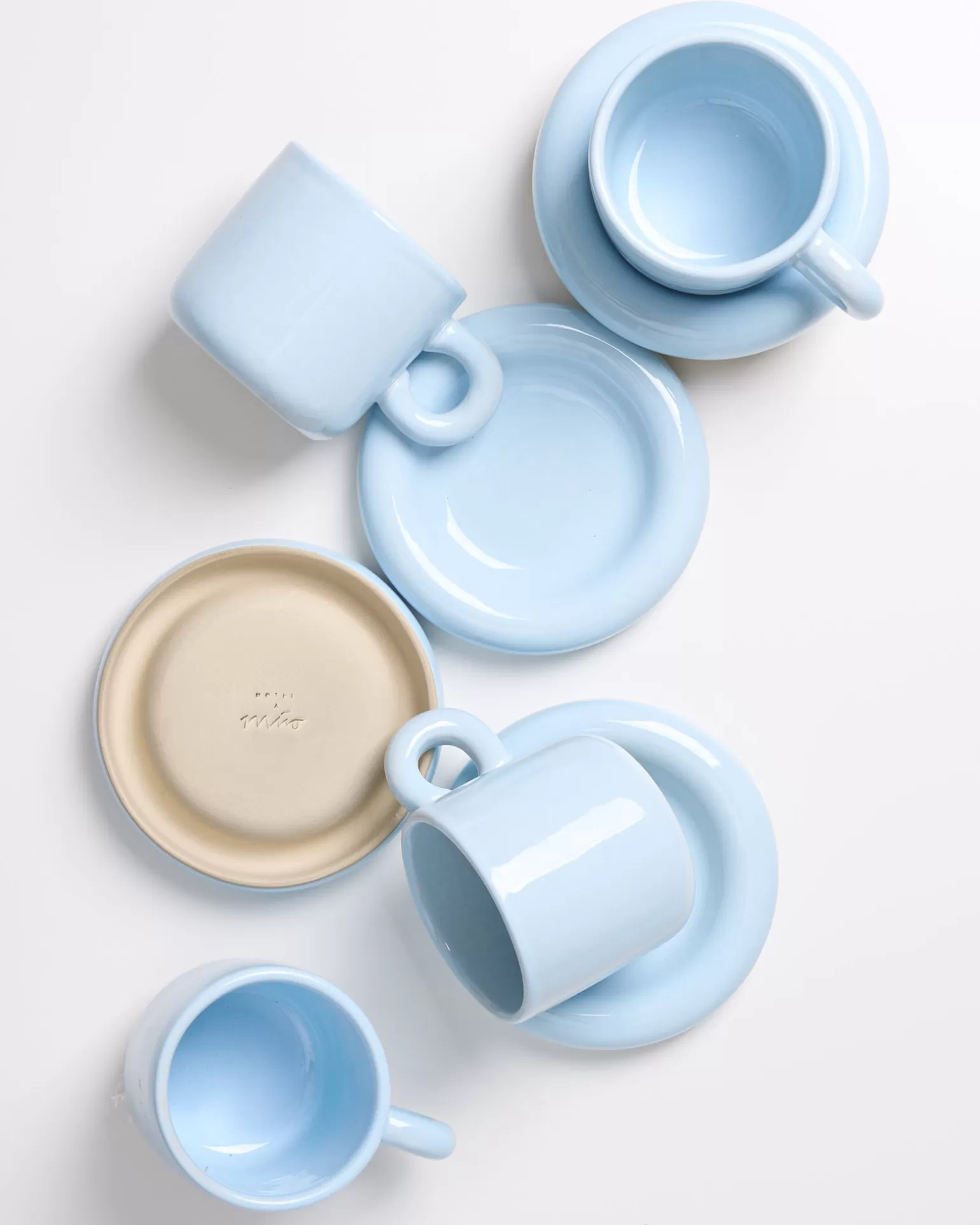 Platillo Pequeño Miio Seia | Store Motel - Azul Cielo Brillante | Diseño Minimalista para Decoración Moderna