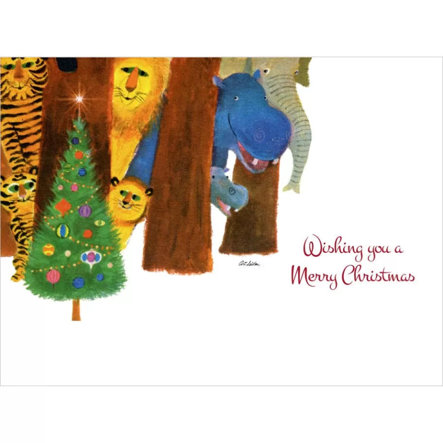 Tarjetas Navideñas Colección Seiden: Encanto Forestal para Fiestas - Diseños Exclusivos Tienda del Met
