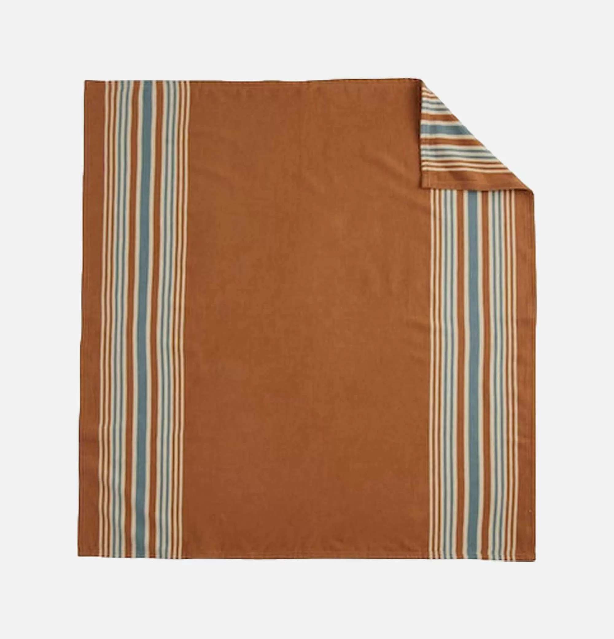 PENDLETON Juego de 2 Fundas: Diseño Rayas Carico Lake en Arena - Estilo Maison para un Hogar Acogedor