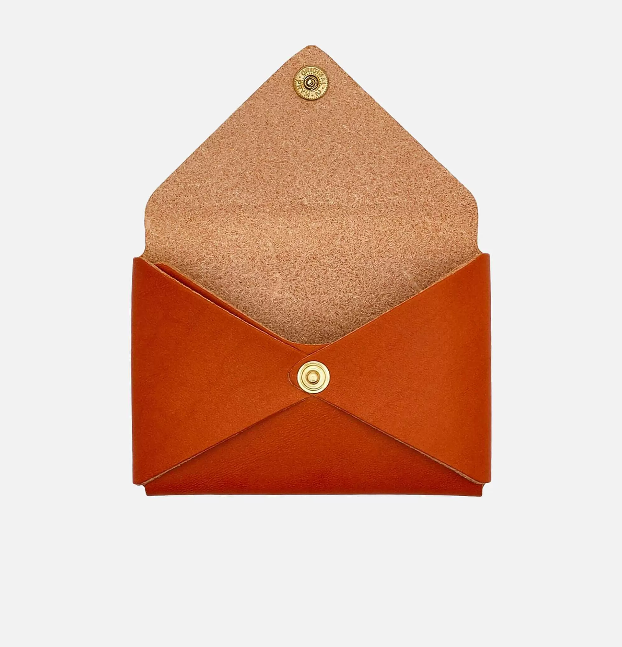Portafolio Compacto Sovana en Miel - Accesorio de Cuero Elegante por Il Bisonte
