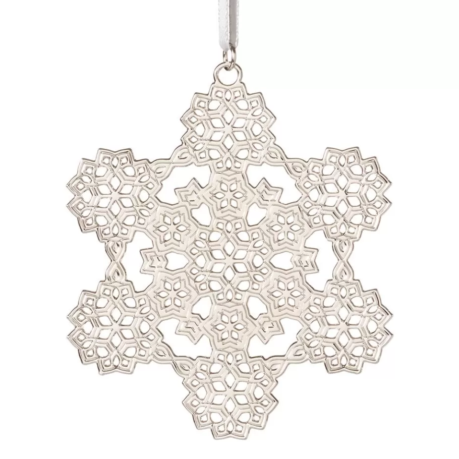 The Met Store Ornaments*2024 Sterling Silver Star and Snowflake Ornament Set