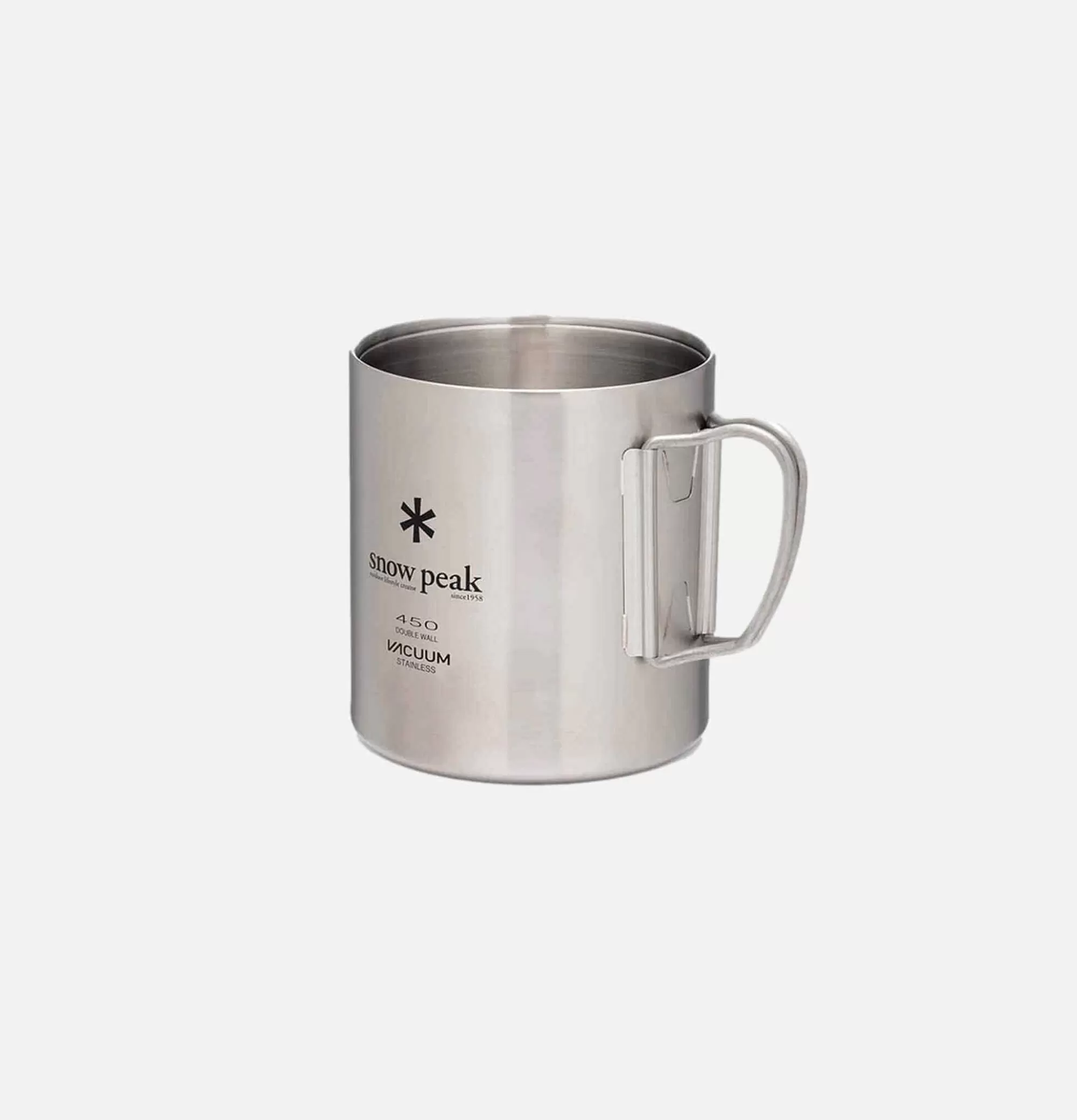 Taza Térmica Doble Pared Snow Peak - Acero Inoxidable al Vacío 450°F - Diseño Femenino para Aventuras Exteriores