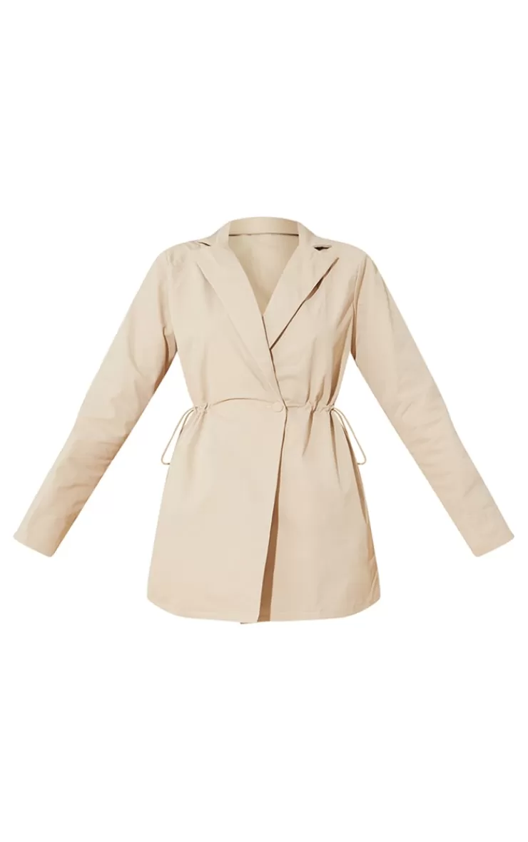 PrettyLittleThing  Woven Long Sleeve Toggle Waist Blazer Dress< Bachelorette Party