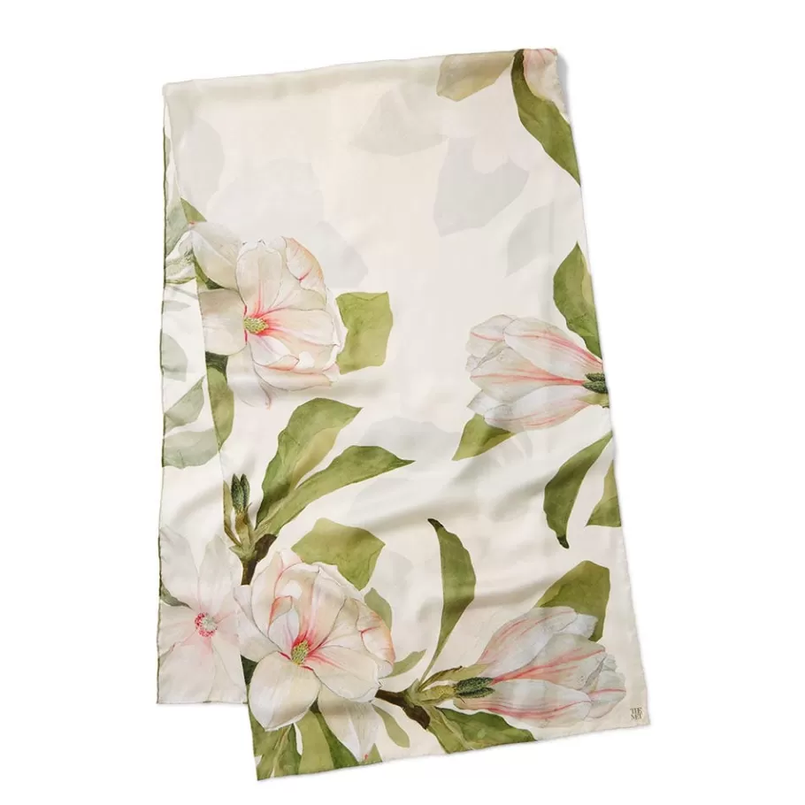 The Met Store Scarves & Wraps*Studies of Magnolias Oblong Silk Scarf
