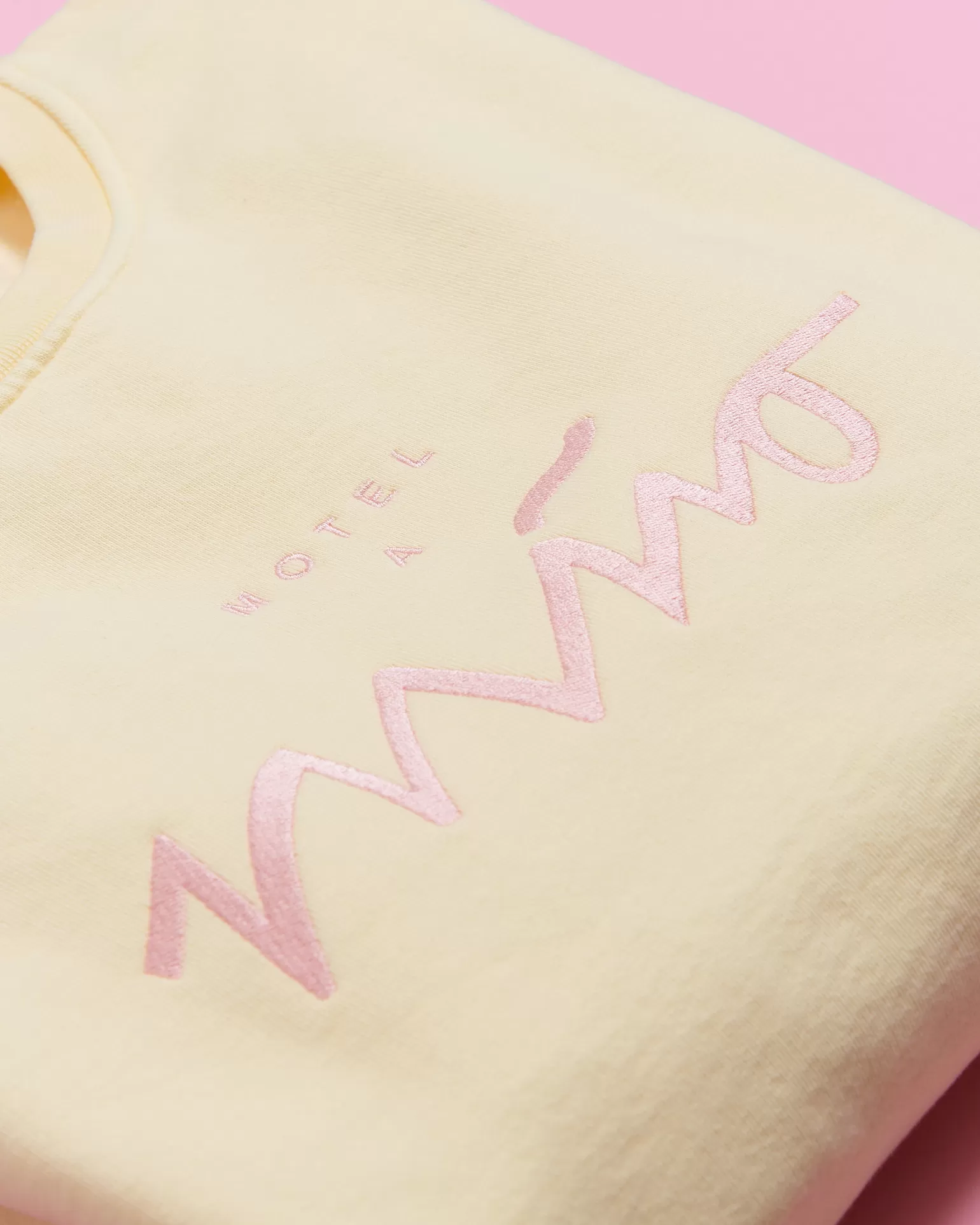 Sudadera Masculina Miio Fashion Motel - Rosa Amarillento y Tono Pastel