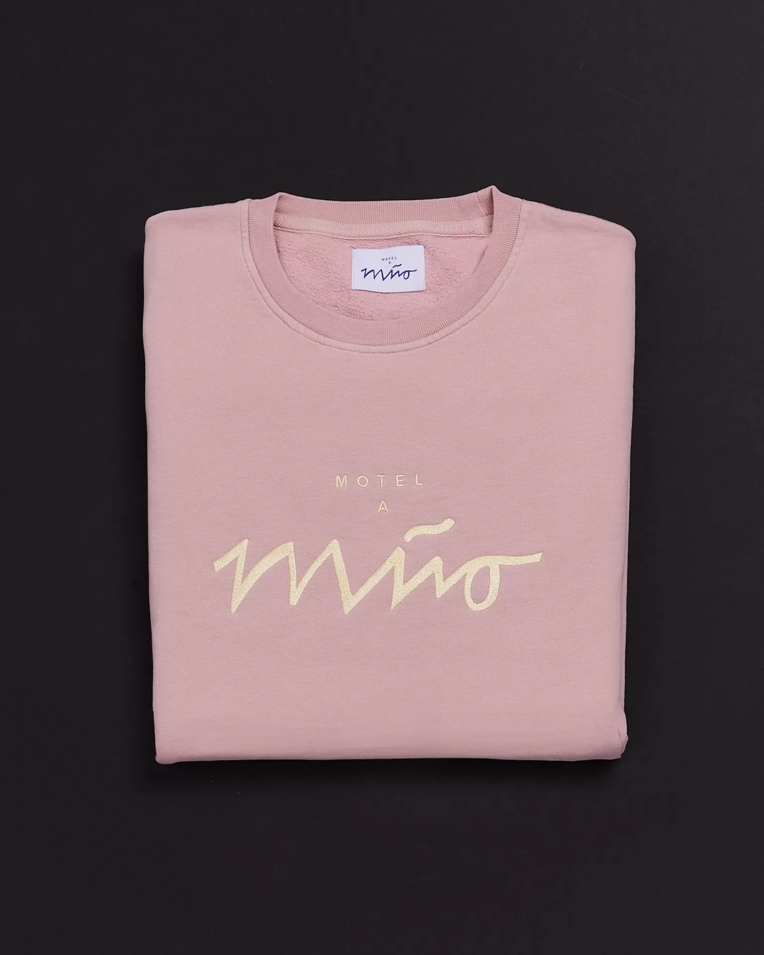 Sudadera con capucha Miio para mujer - Tono melocotón suave y estilo motel económico