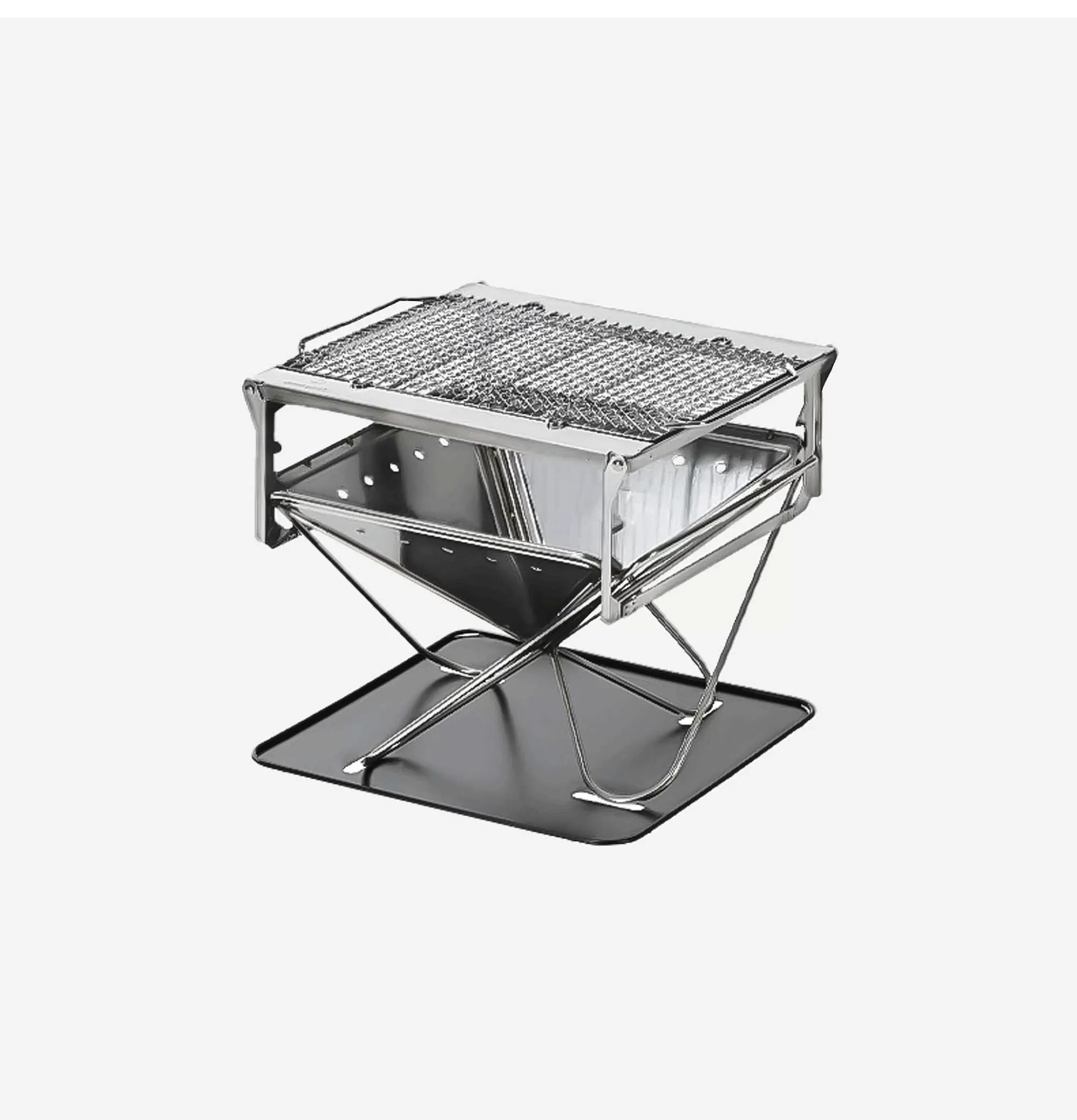 Takibi Experiencia Premium: Parrilla y Fogonero Portátil para Exteriores Snow Peak