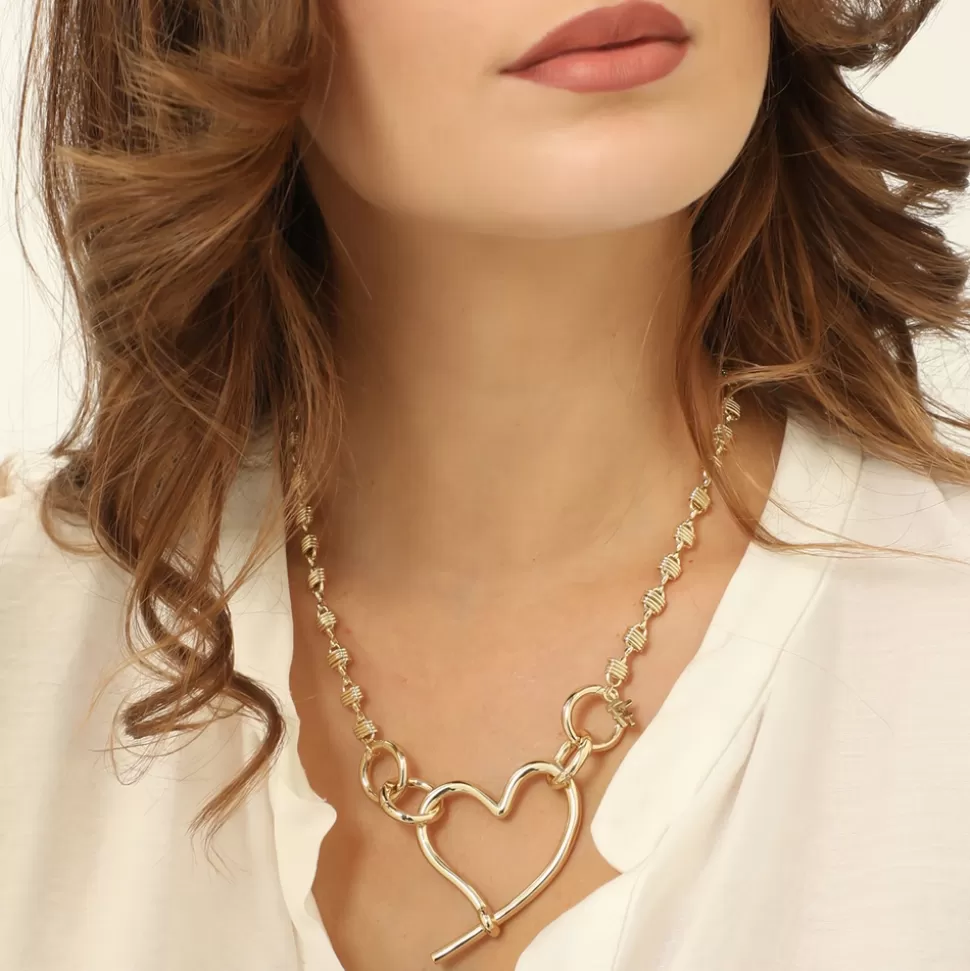 Cadena Adicción de Folli Follie - Colgante Corazón en Oro Laminado para Ella✨  
Diseño elegante con detalle delicado en dorado, ideal para regalos especiales.