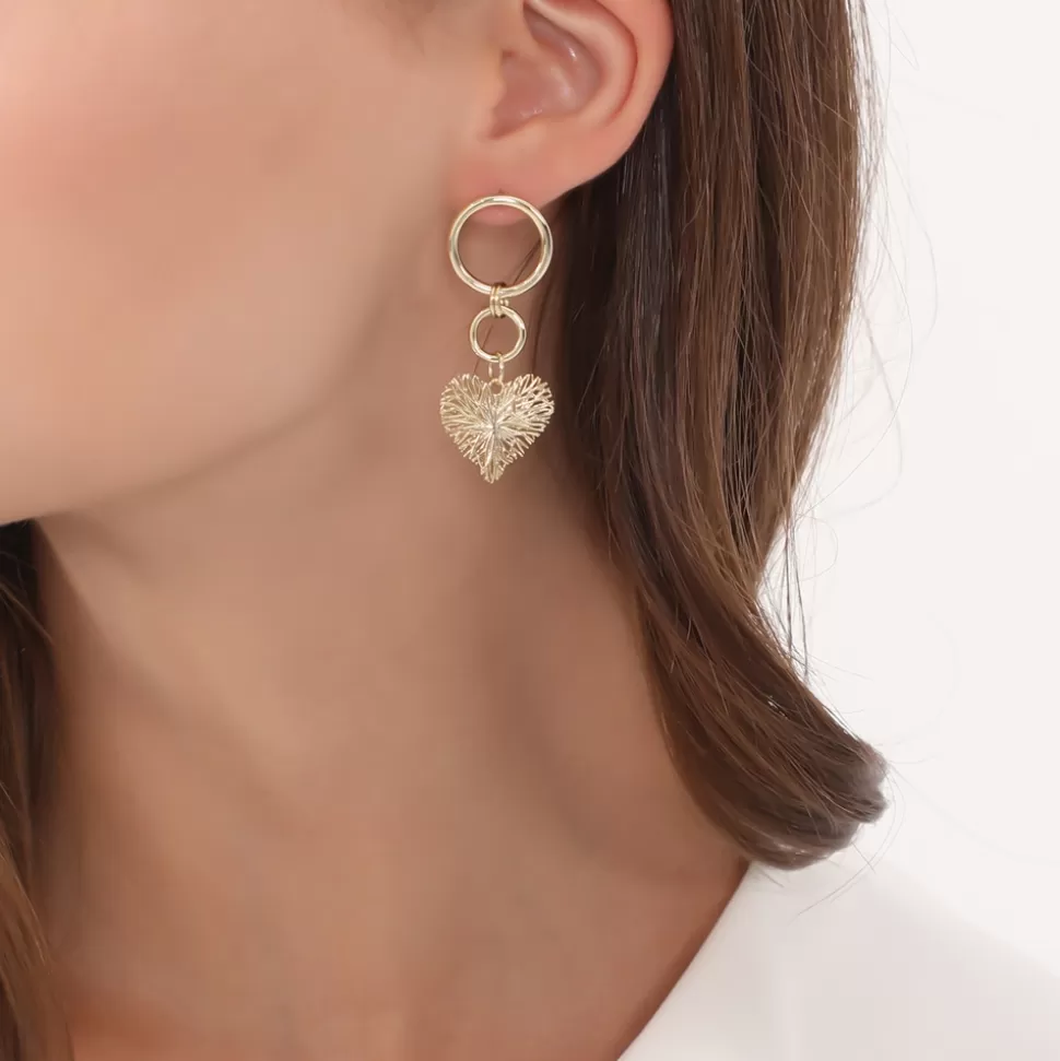 Pendantes de Cadena Bañados en Oro con Diseño Corazón | Colección The Chain Addiction para Mujer - Elegancia y Amor en Cada Detalle