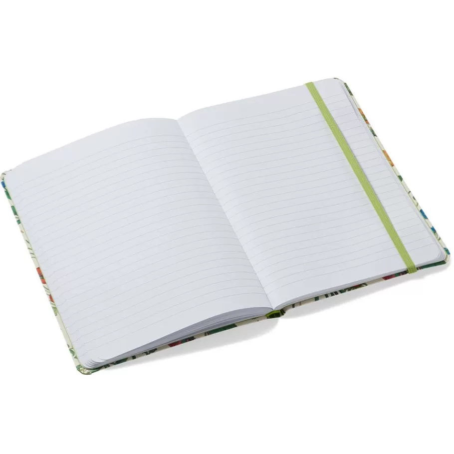 Cuaderno Artesanal del Jardín del Claustro - Diario de Tapa Suave con Diseño Botánico, Colección Exclusiva Tienda Met