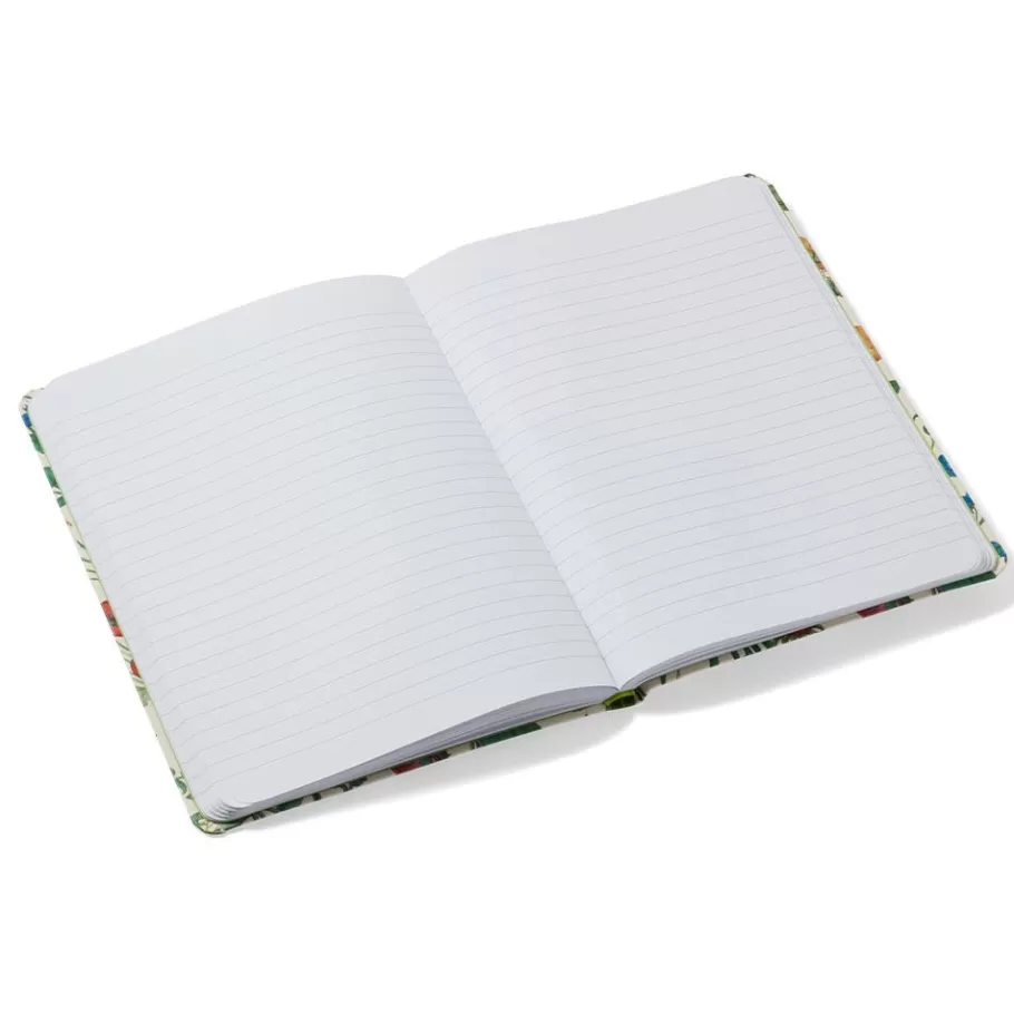 Cuaderno Artesanal del Jardín del Claustro - Diario de Tapa Suave con Diseño Botánico, Colección Exclusiva Tienda Met