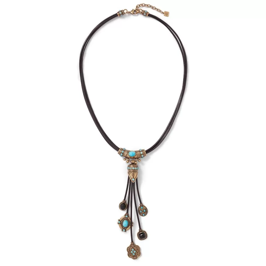 The Met Store Necklaces*Turkmen Leather Statement Necklace