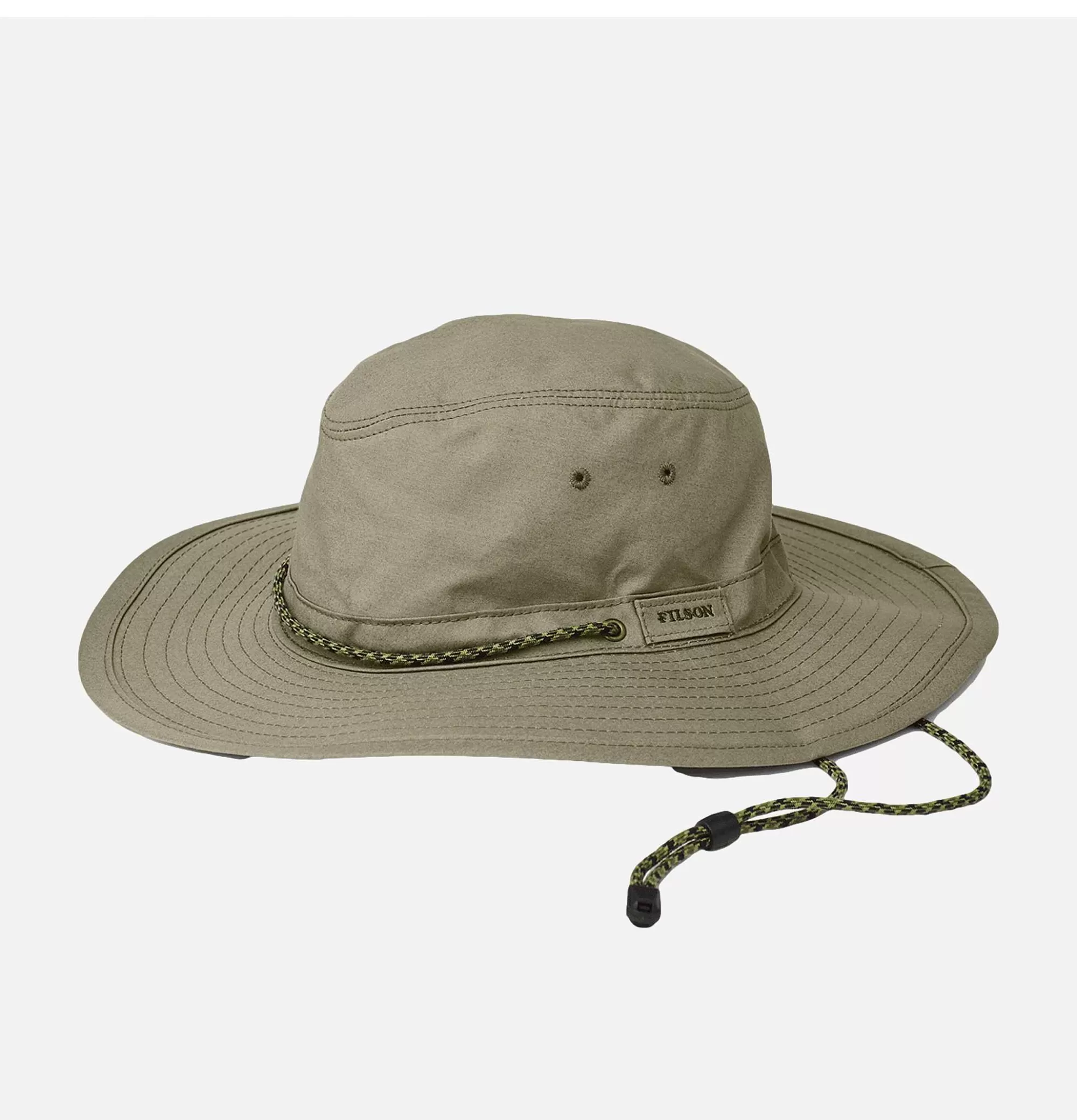 Gorra Filson Twin Falls para Aventuras - Verde Nutria, Estilo Duradero y Ligero