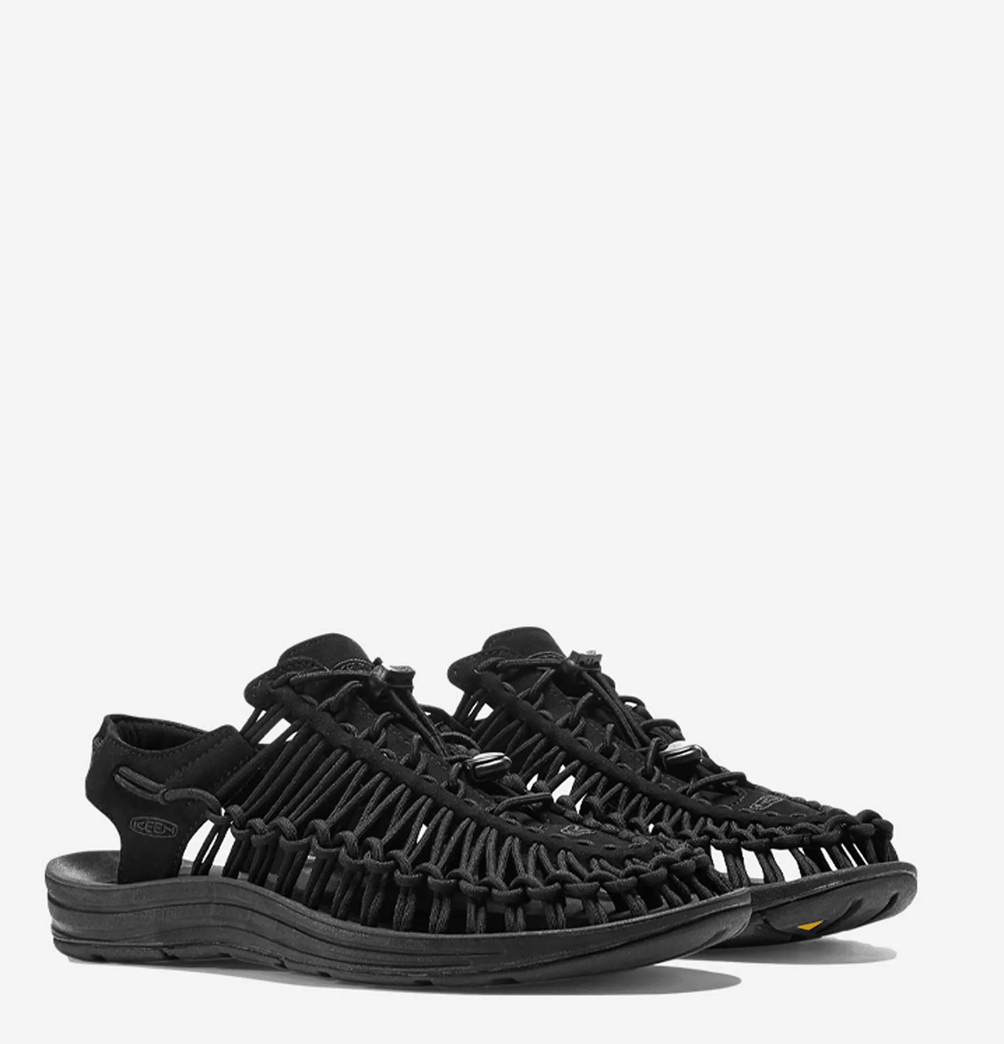 KEEN UNEEK Sandalias para Hombre en Negro Clásico - Diseño Transpirable y Duradero