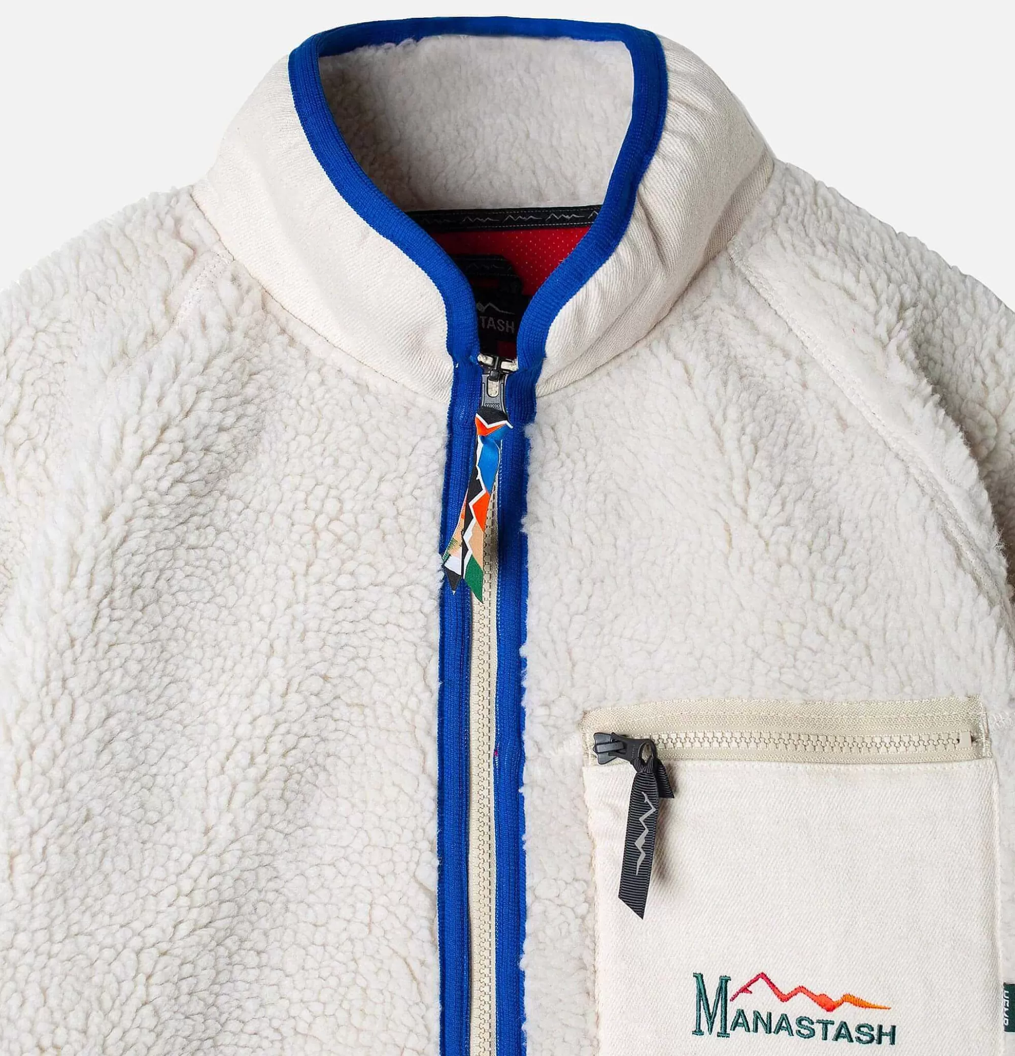 MANASTASH - Chaqueta Canguro Natural para Hombre | Sudaderas y Forros Polares Abrigados