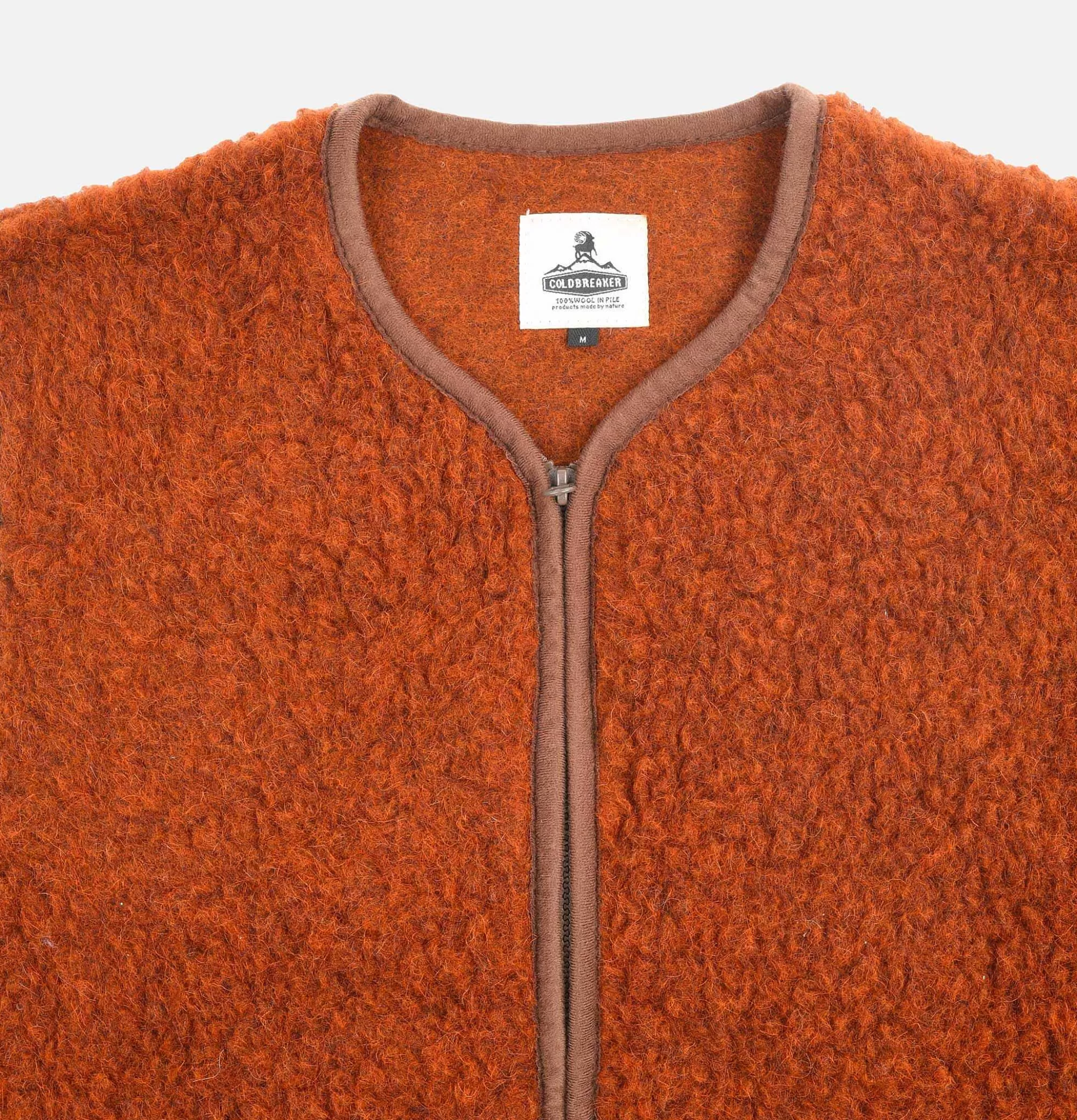 Chaqueta Abrigo acogedor Pepitco en color cognac - Colección de sudaderas y forros polares con estilo urbano