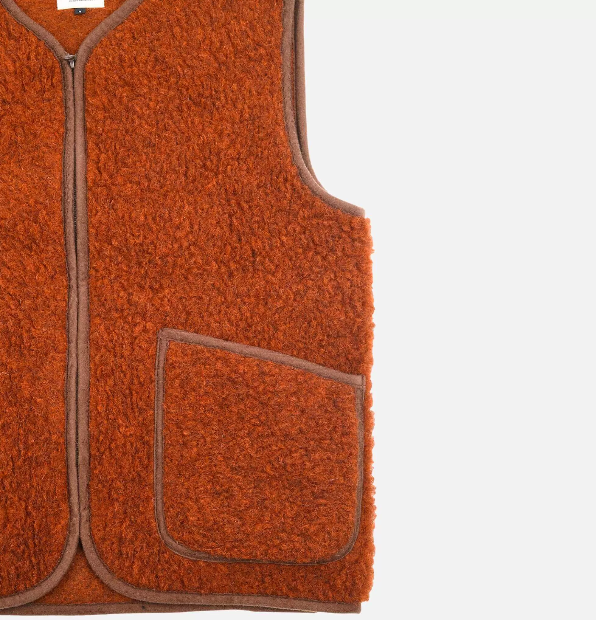 Chaqueta Abrigo acogedor Pepitco en color cognac - Colección de sudaderas y forros polares con estilo urbano