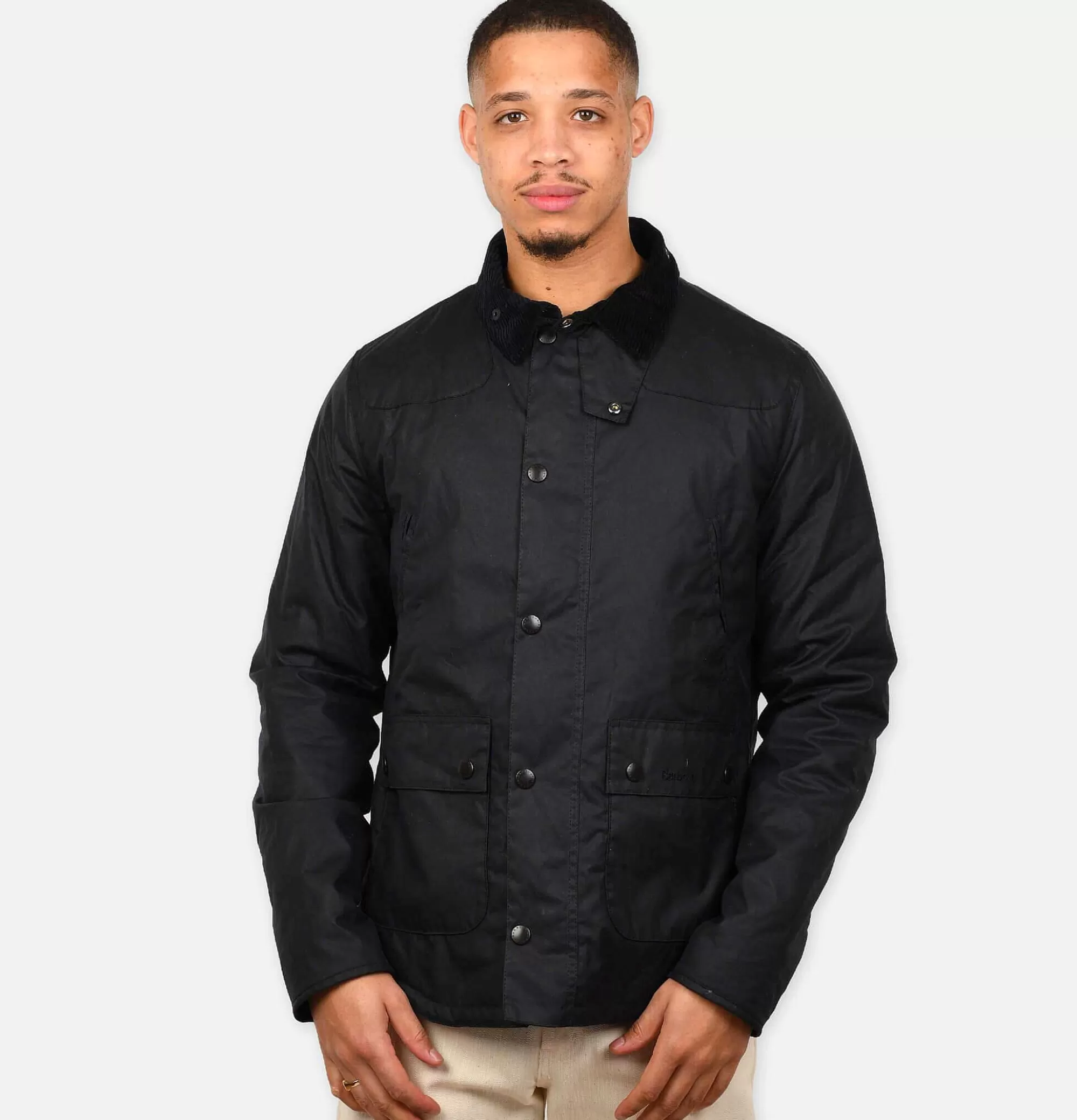 Chaqueta Impermeable BARBOUR Reelin en Cera Azul Marino - Abrigos y Chaquetas de Estilo Atemporal con Diseño Robustecido