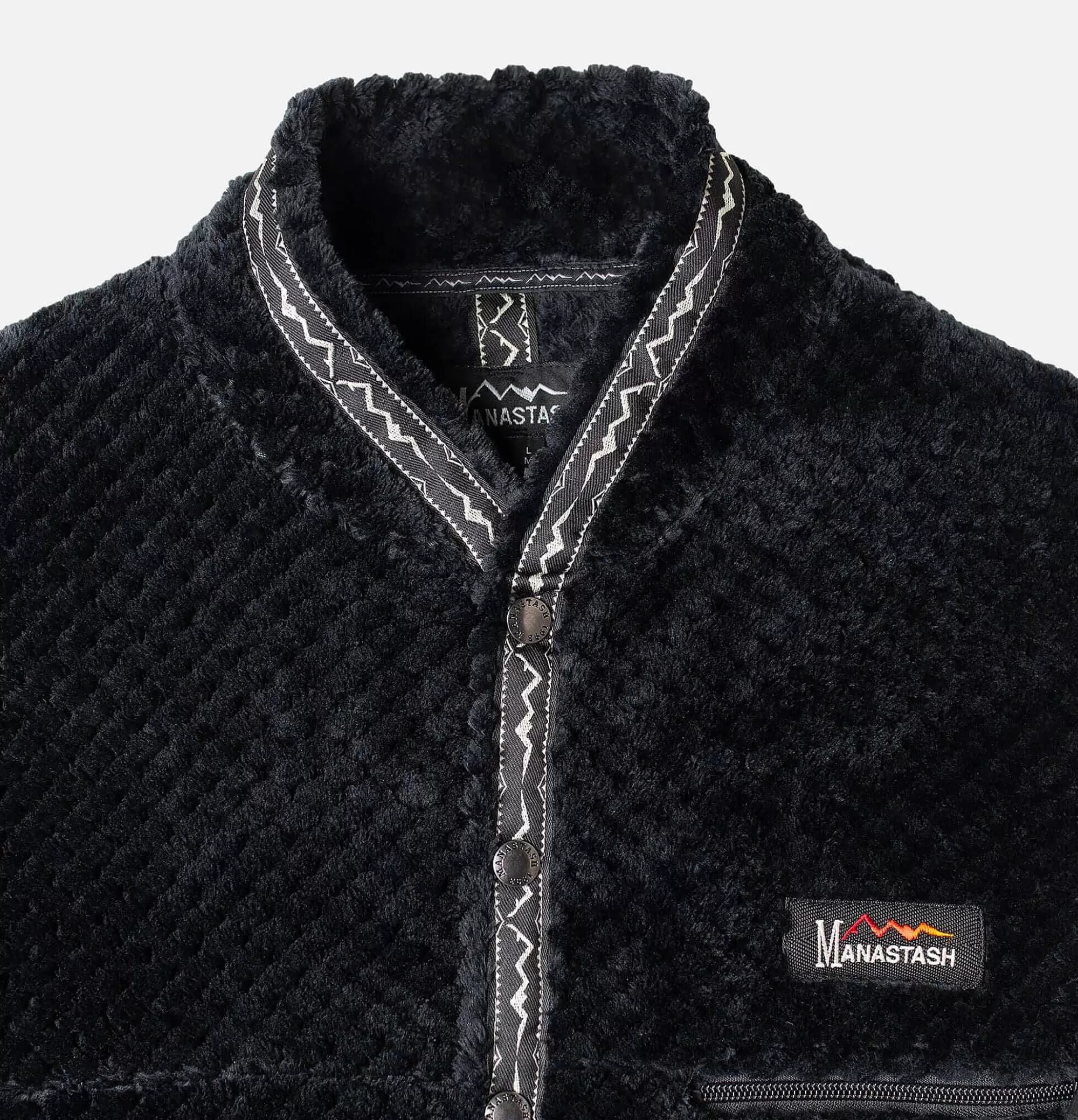 Chaqueta Térmica MANASTASH con Forro Polar - Calidez Óptima en Color Negro | Ideal para Sudaderas y Ropa de Invierno