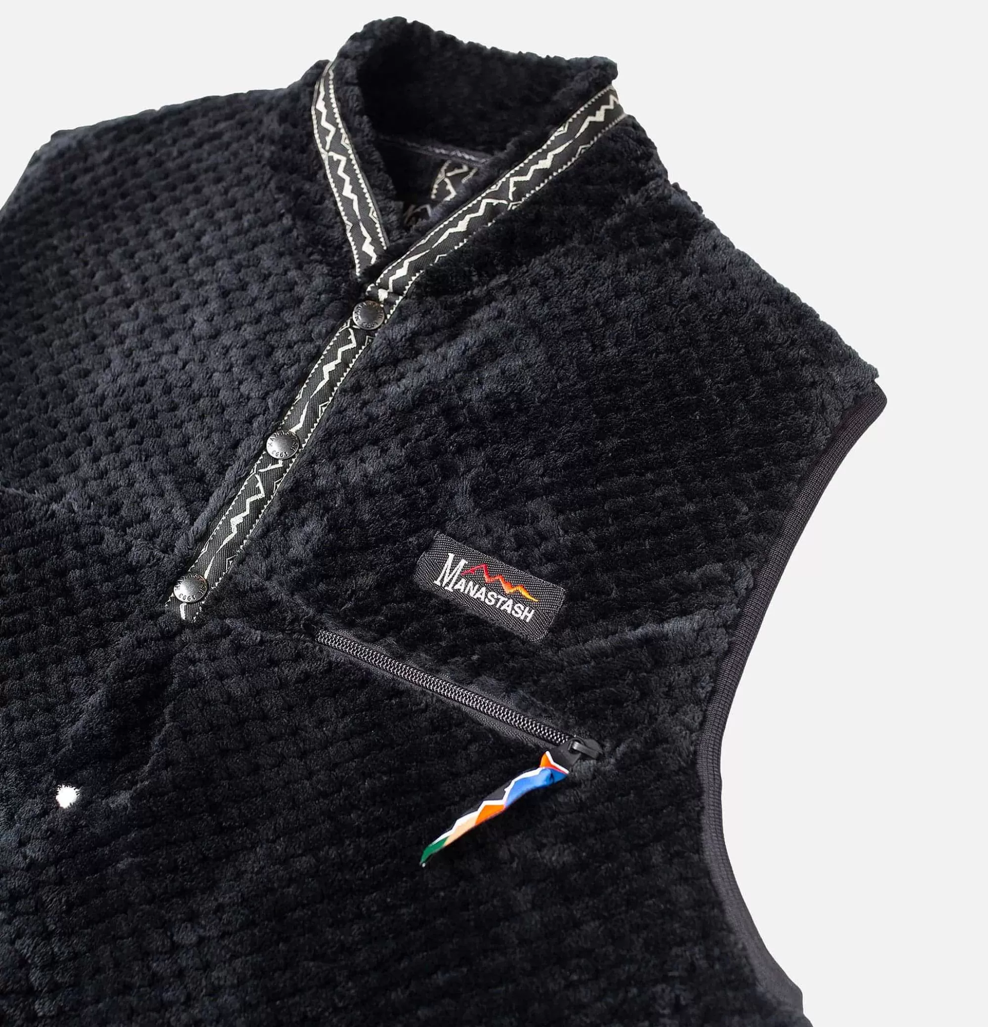 Chaqueta Térmica MANASTASH con Forro Polar - Calidez Óptima en Color Negro | Ideal para Sudaderas y Ropa de Invierno