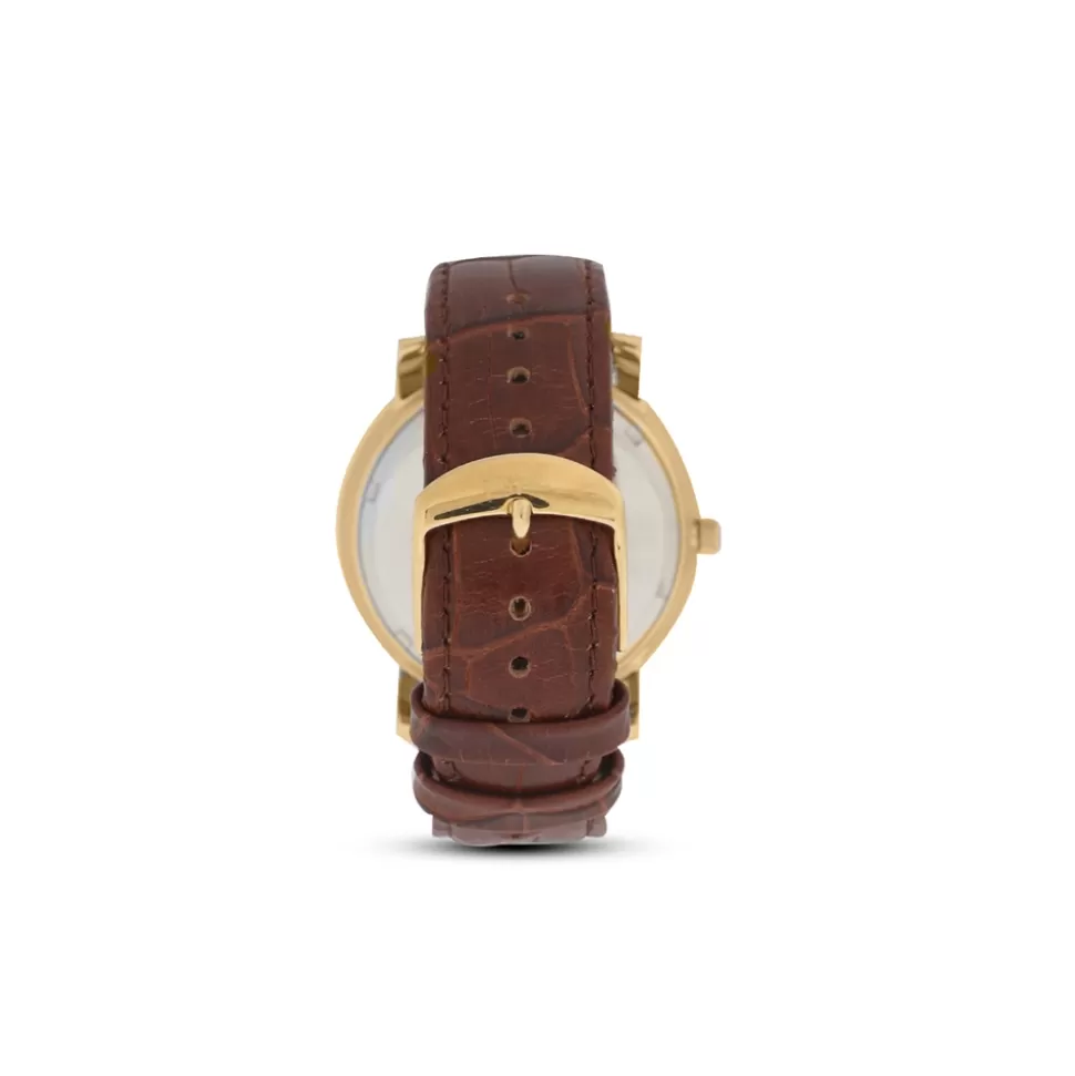 Reloj Folli Follie Mujer - Correa de Cuero Dorada con Motivos Vibrantes y Acabado Premium