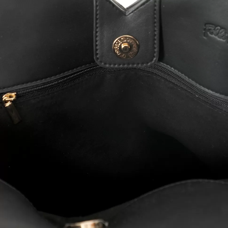 Folli Follie Bolso de Hombro para Mujer - Tejido Artesanal con Detalles Trenzados