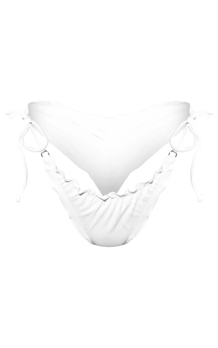 PrettyLittleThing  Frill Edge Ruched Back Bikini Bottoms< Bachelorette Party