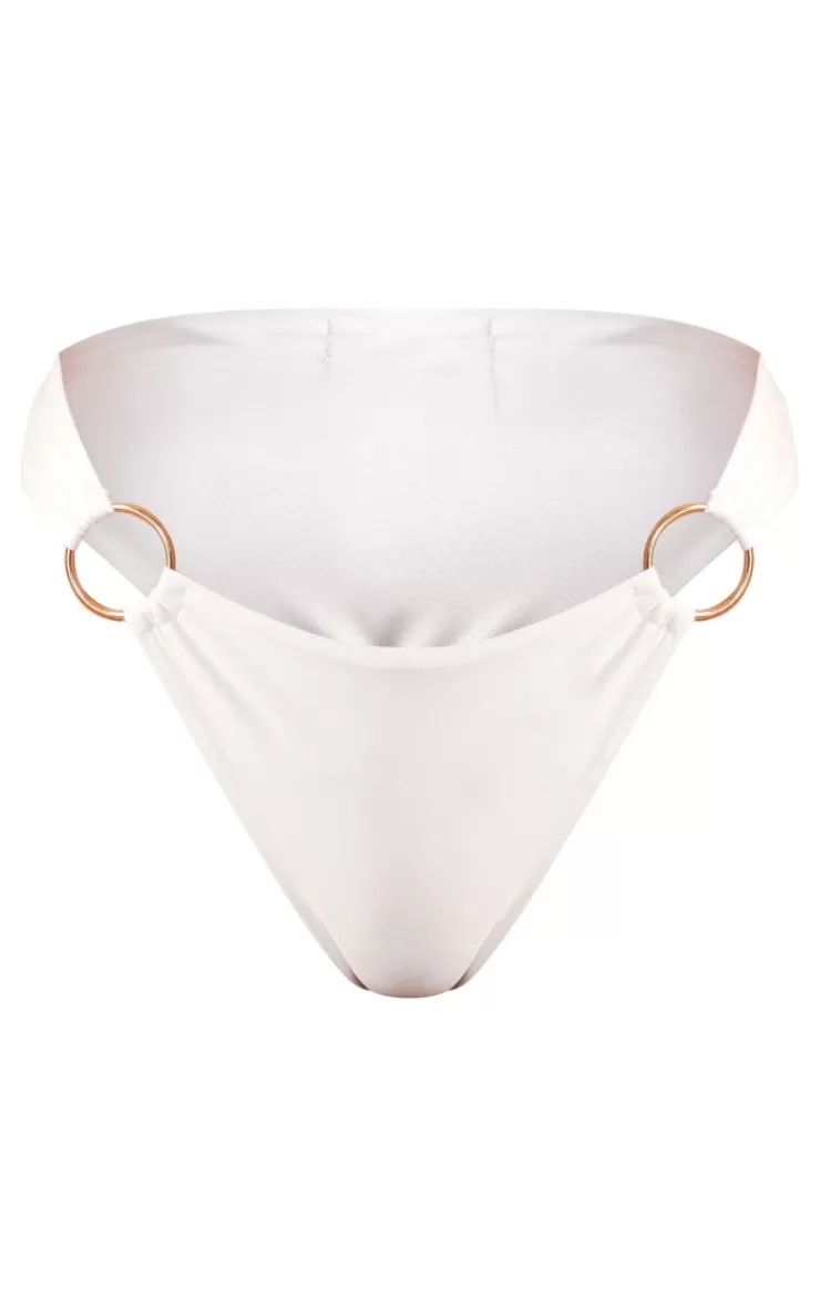 PrettyLittleThing  O Ring High Leg Bikini Bottoms< Honeymoon Outfits
