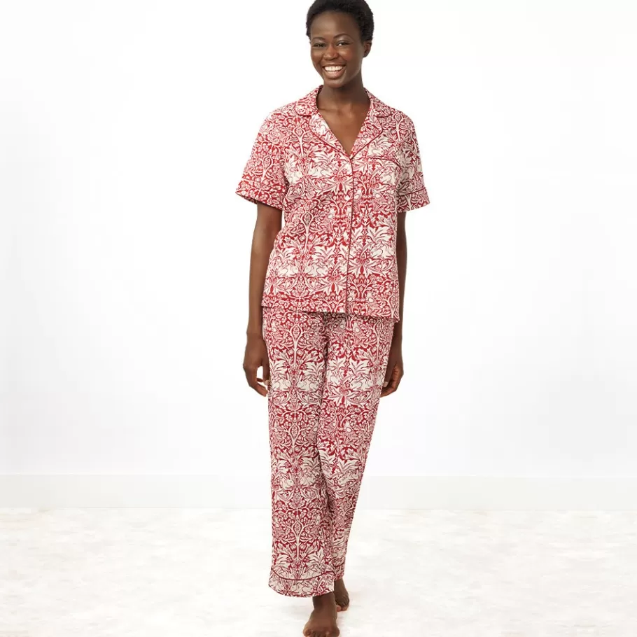 The Met Store Clothing*William Morris Brother Rabbit Women’s Cotton Pajamas