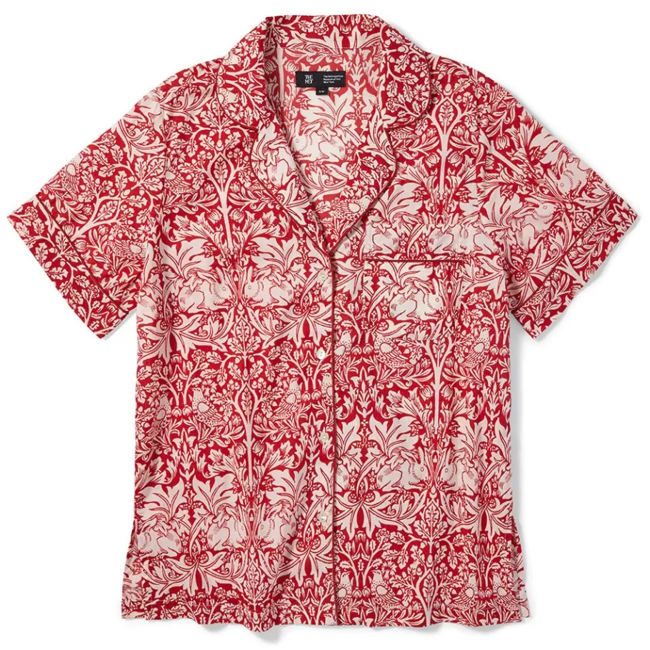 The Met Store Clothing*William Morris Brother Rabbit Women’s Cotton Pajamas