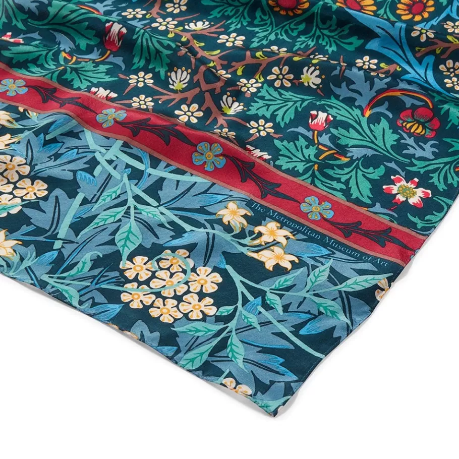The Met Store Scarves & Wraps*William Morris Mixed Patterns Oblong Silk Scarf
