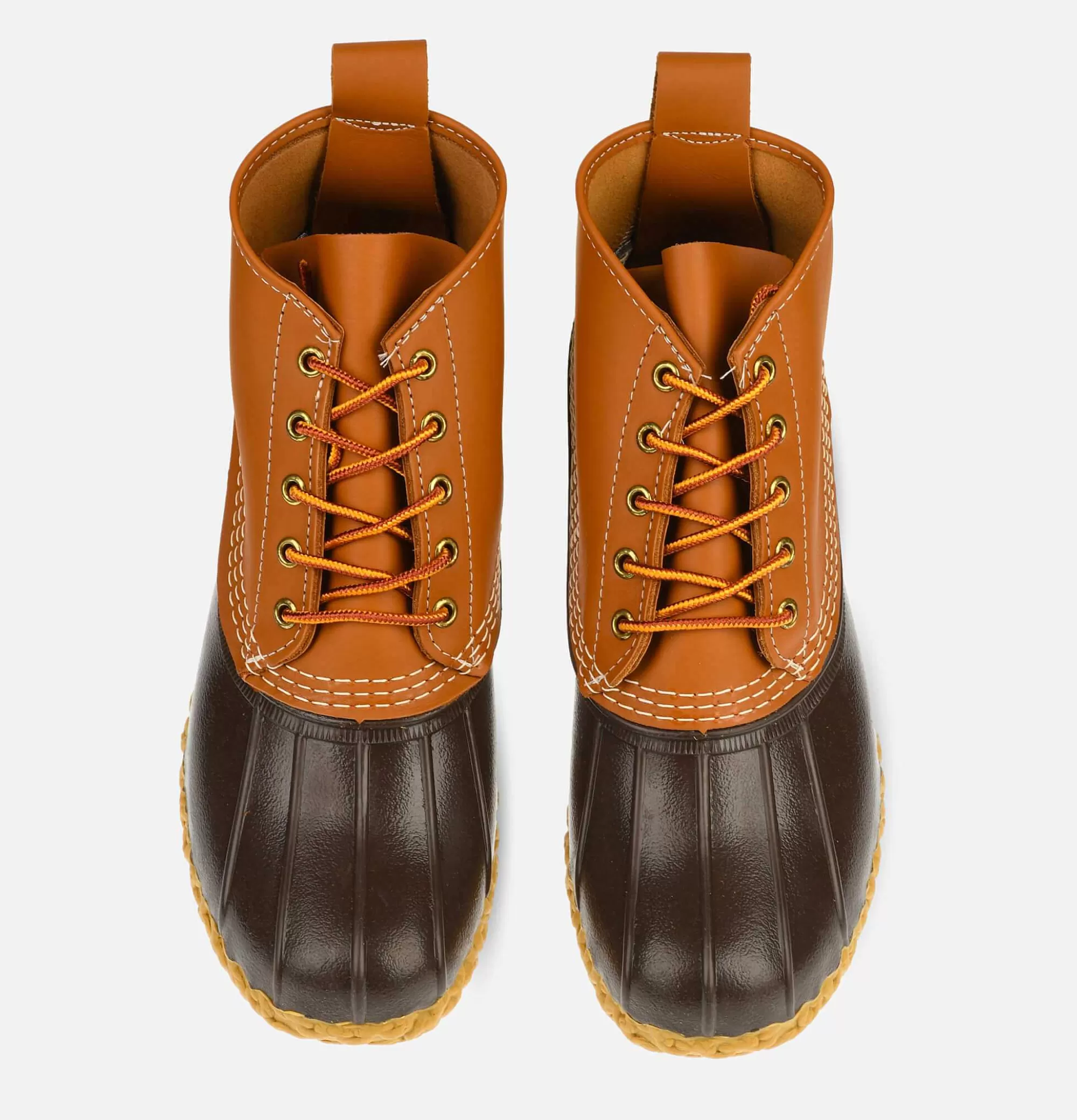 Botas LL Bean Impermeables para Mujer - Modelo Clásico de 6 pulgadas en Cuero Marrón Arena