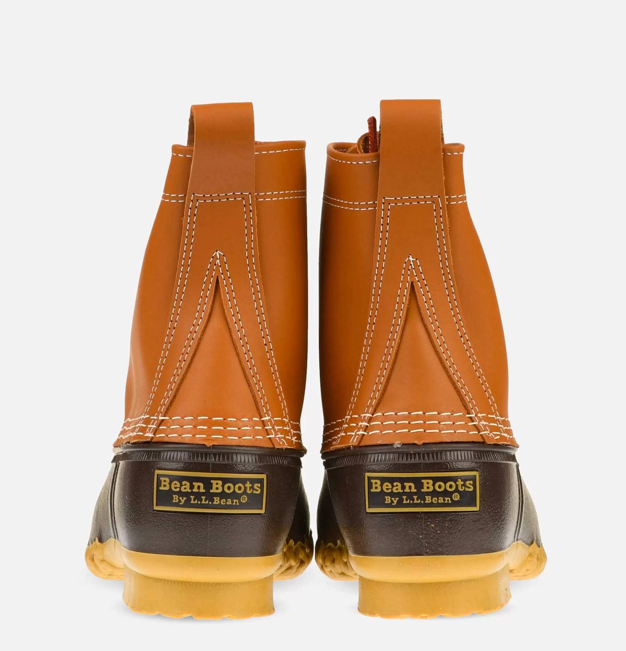 BOTAS IMPERMEABLES BEAN PARA MUJER - ALTURA 8 PULGADAS EN CUERO MARRÓN ARENA, CALZADO DE INVIERNO RESISTENTES L.L.Bean